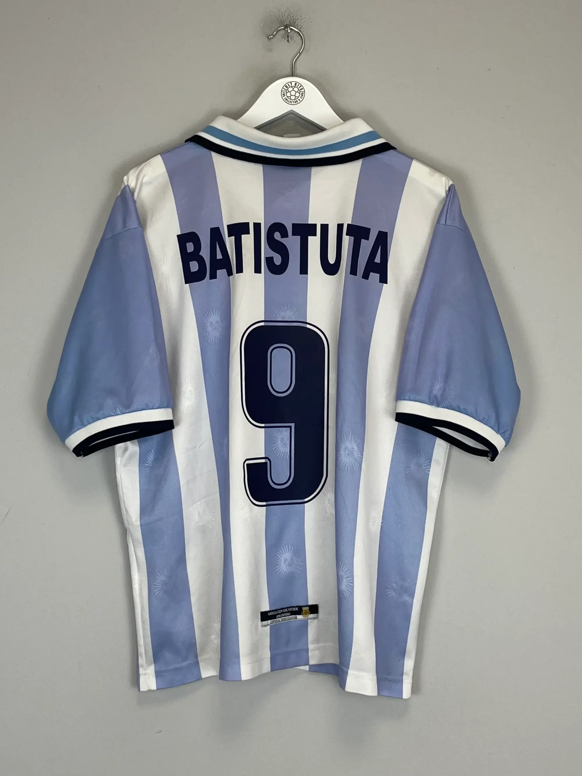 1999/00 ARGENTINA BATISTUTA #9 HOME SHIRT (M) REEBOK | CULT KITS
