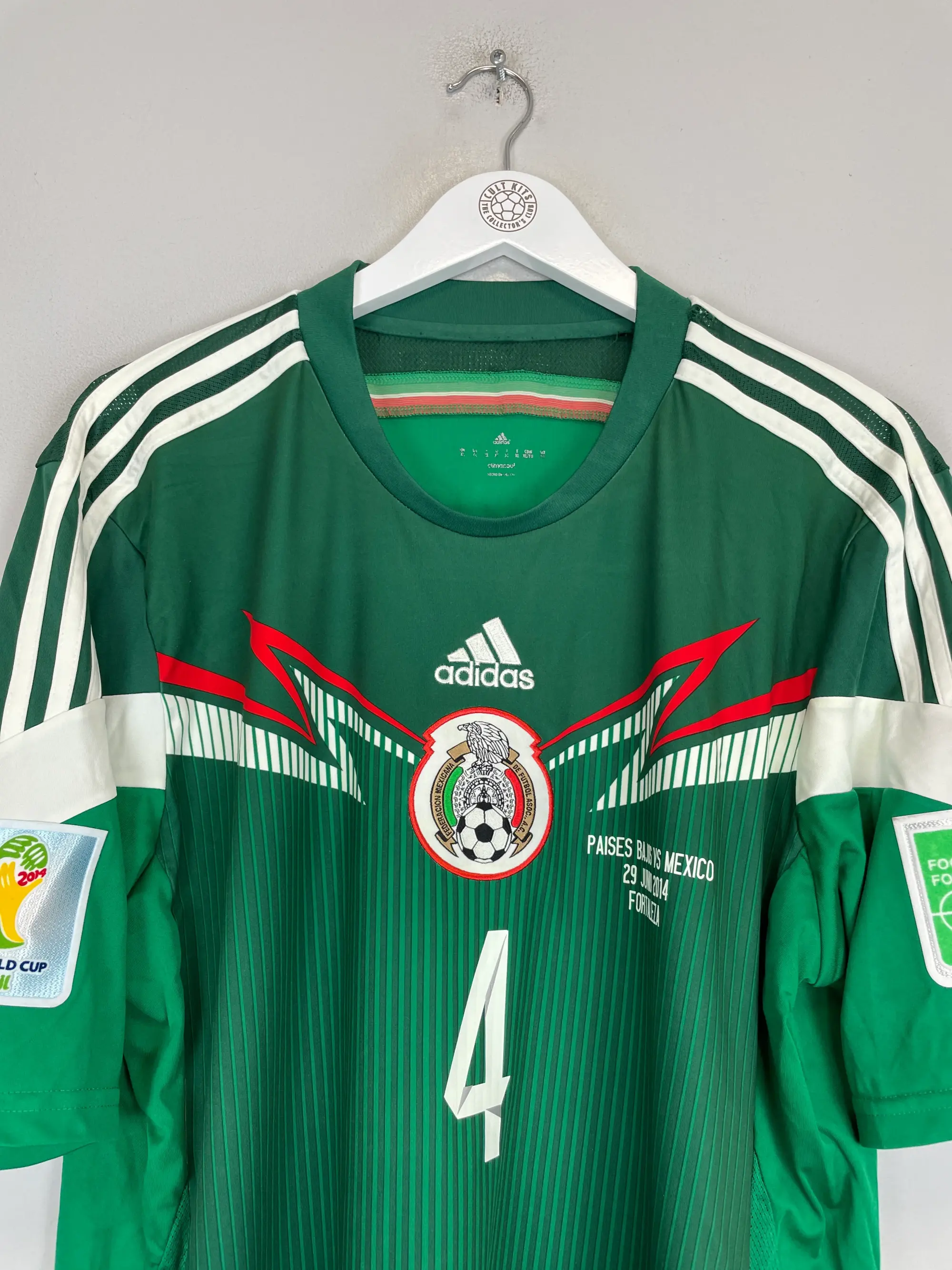 2014 MEXICO R.MARQUEZ #4 HOME SHIRT (XL) ADIDAS | CULT KITS