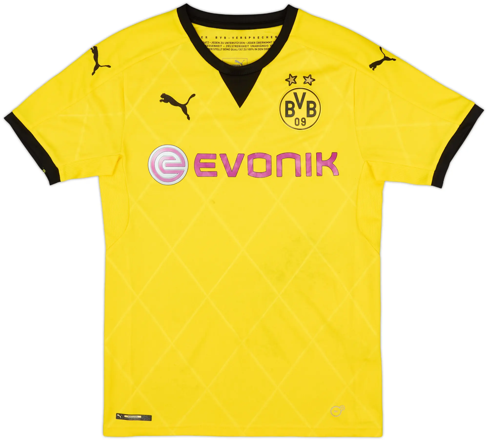 Puma Borussia Dortmund Mens SS Home European Shirt 2015/16