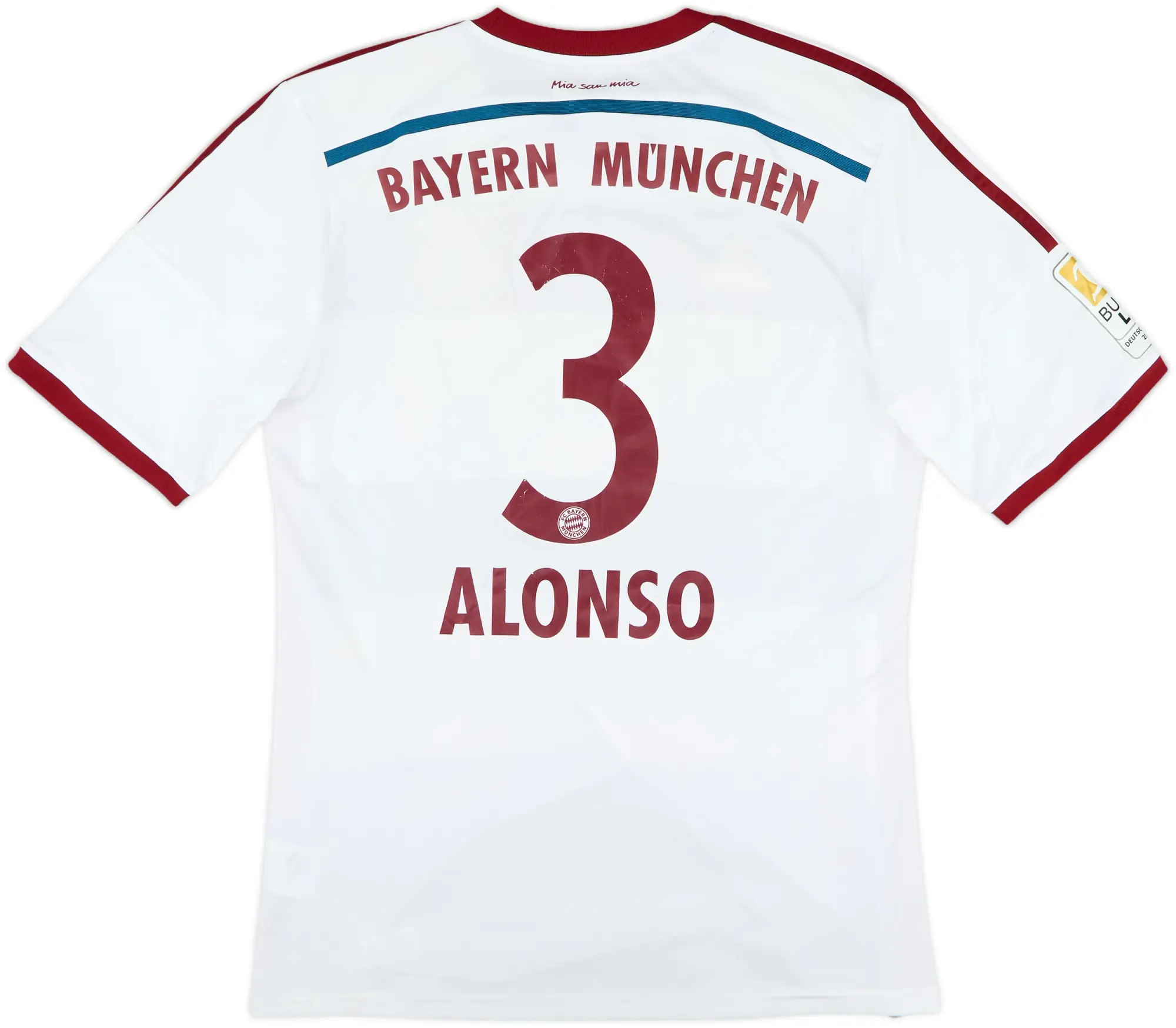 adidas Bayern Munich Mens SS Away Shirt 2014/15