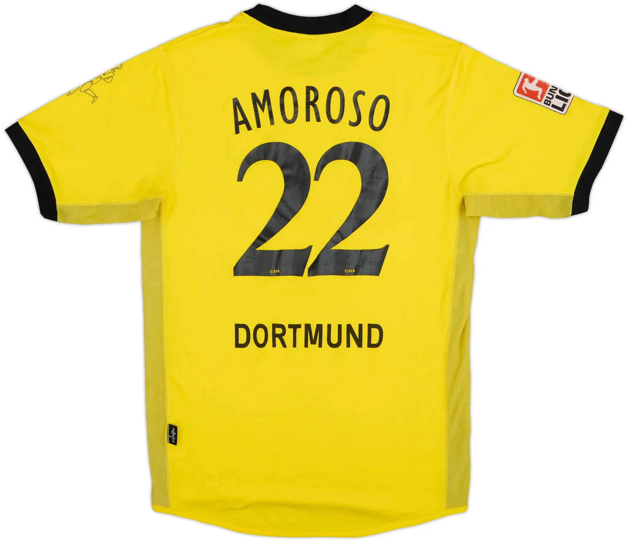 Home Borussia Dortmund Mens SS Home Shirt 2003/04