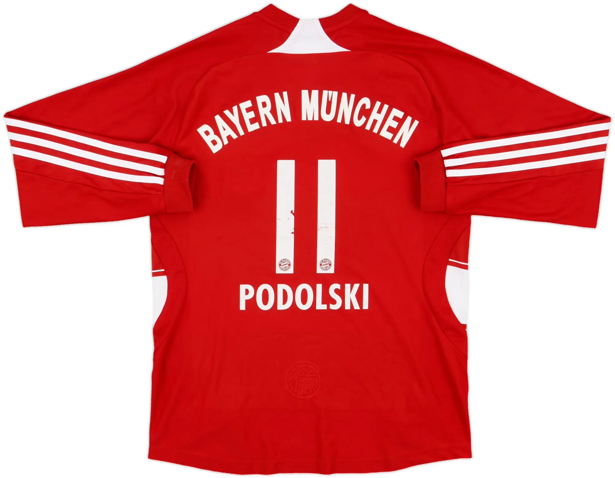 adidas Bayern Munich Boys LS Home Shirt 2007/08