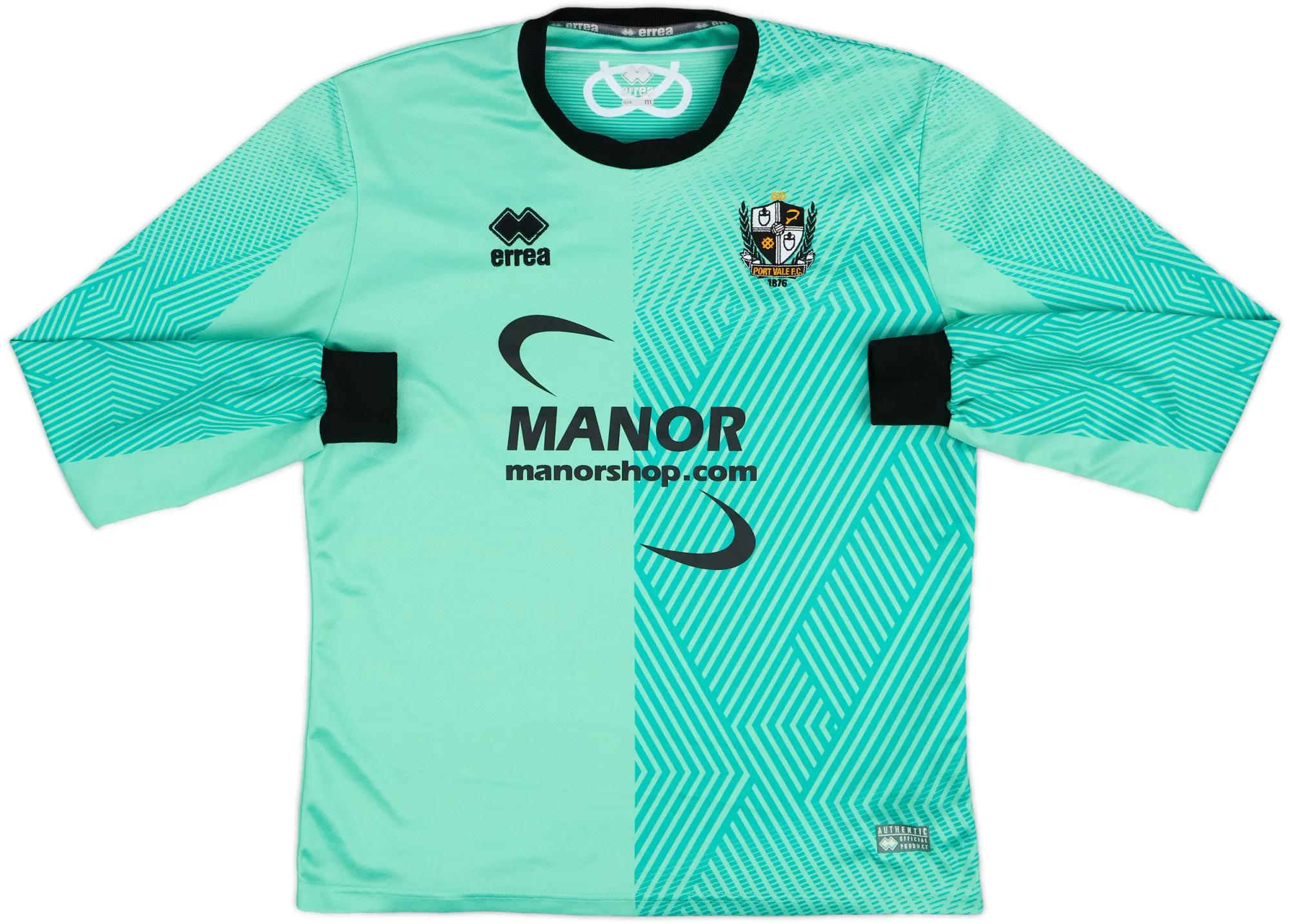 Errea Port Vale Mens LS Goalkeeper Home Shirt 2017/18