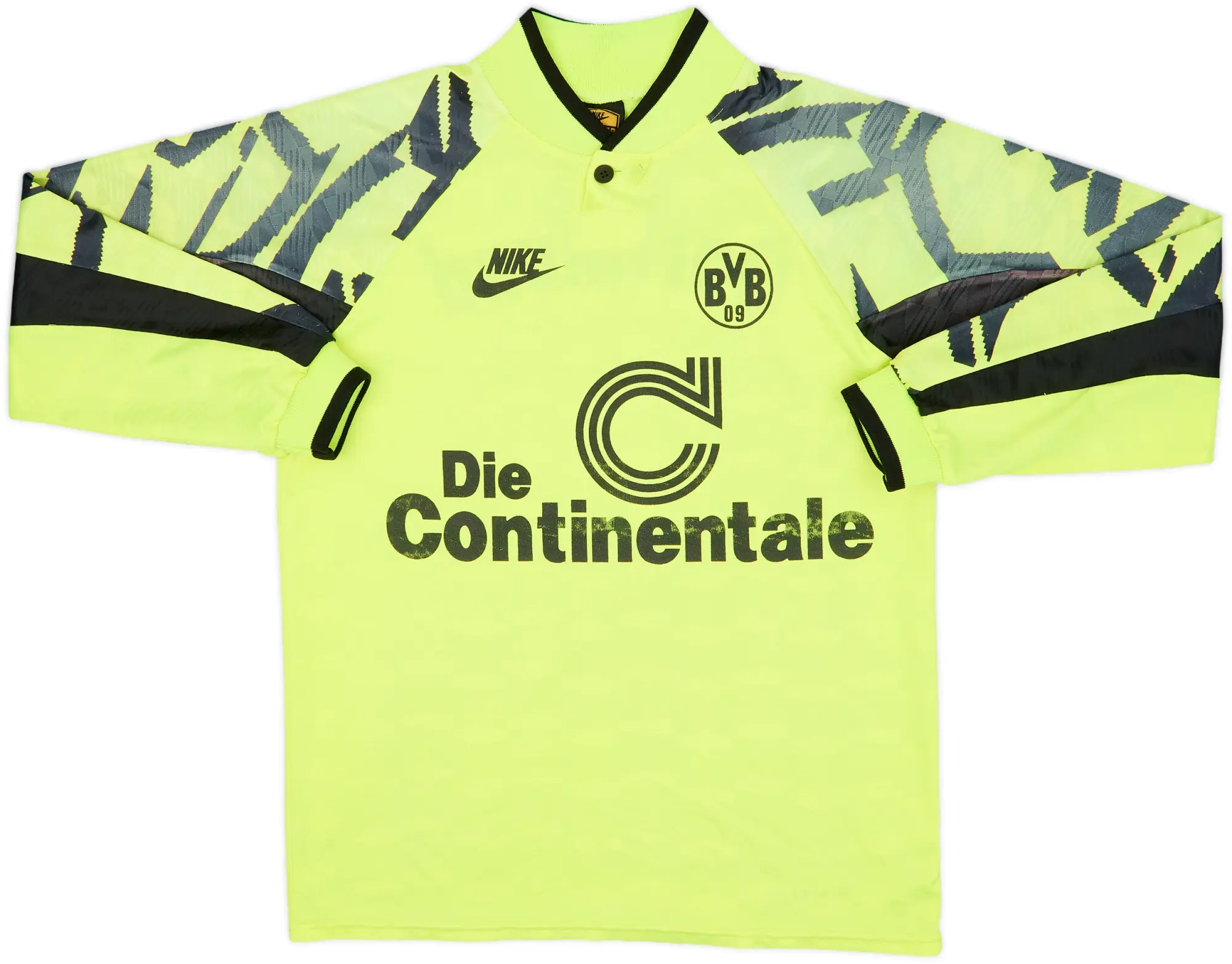 Nike Borussia Dortmund Mens LS Home Shirt 1991/92