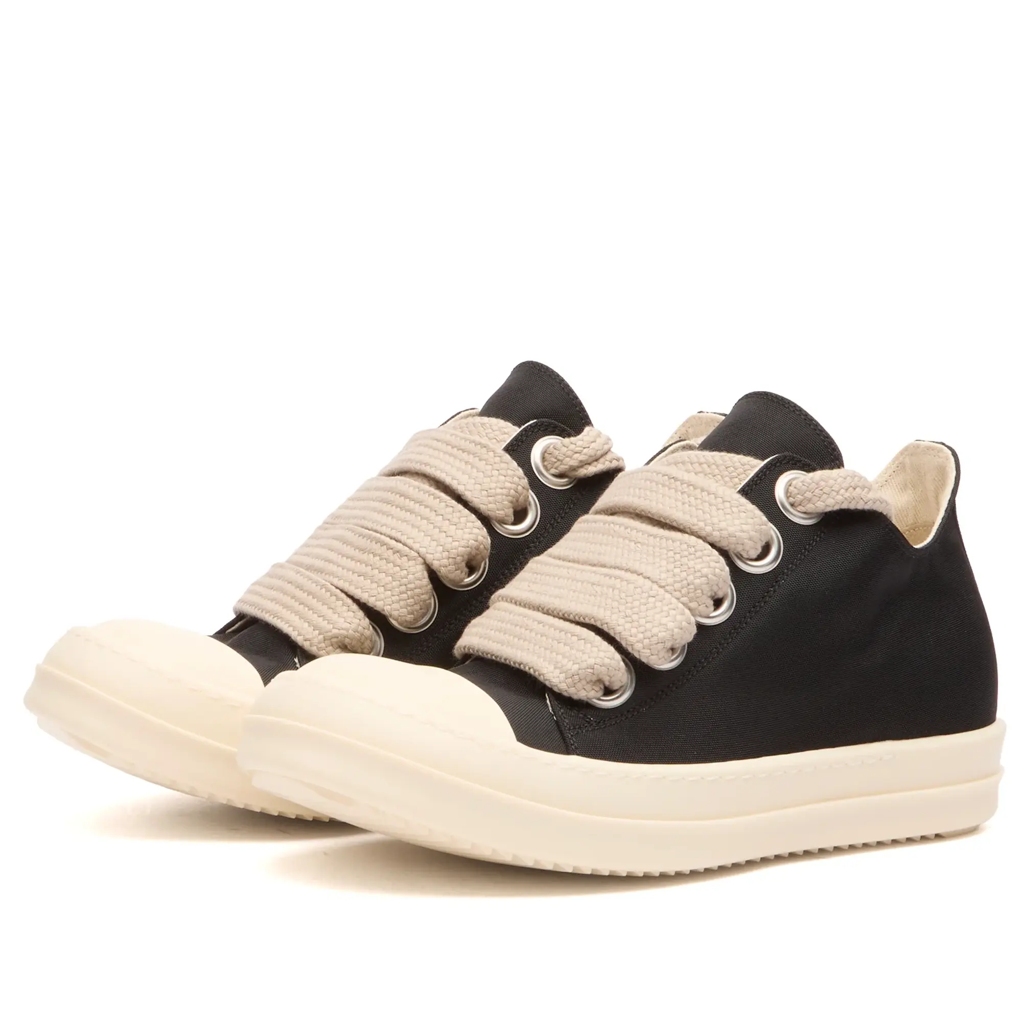 Rick Owens DRKSHDW Women's Mega Bumper Low Lunar Boots Black/Milk