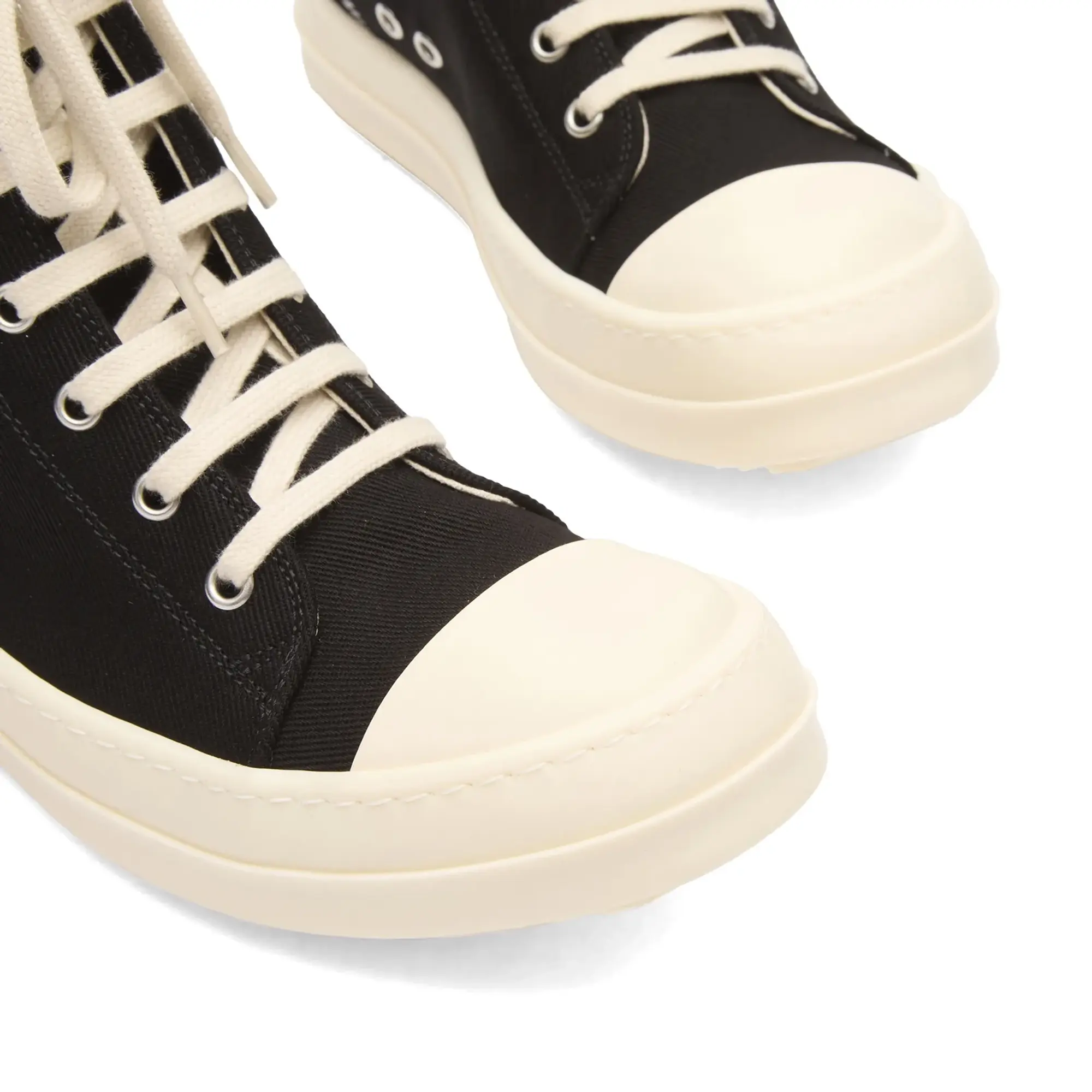 Rick Owens DRKSHDW Women's High Top Sneakers Black/Milk