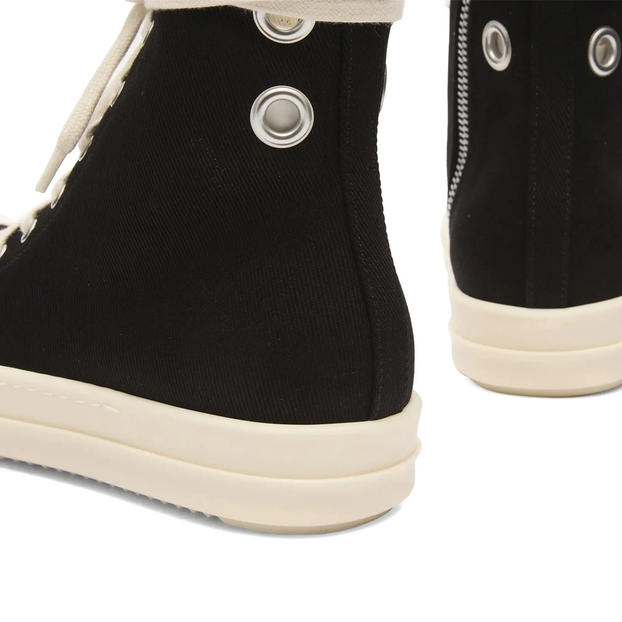 Rick Owens DRKSHDW Women's High Top Sneakers Black/Milk
