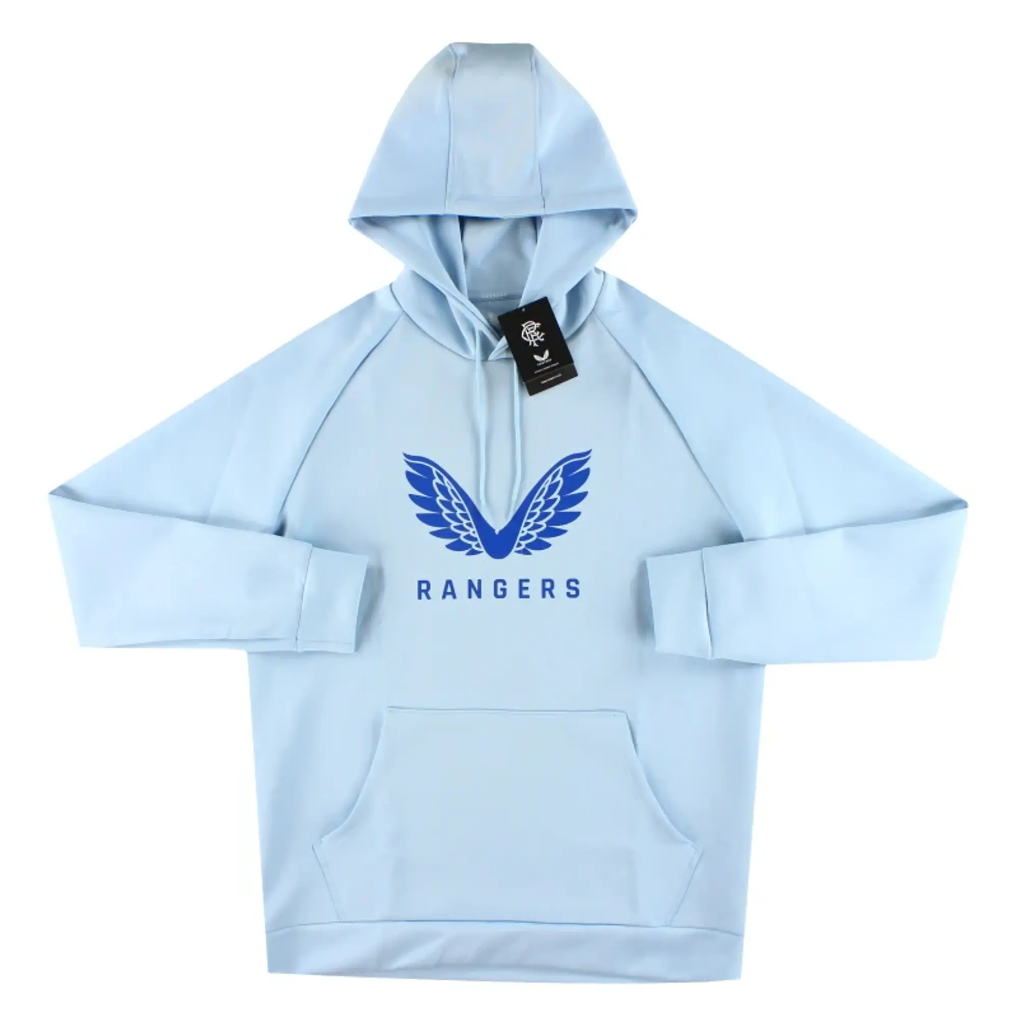 2024-25 Rangers Castore Pro Players Scuba Logo Hoodie *w/tags* - Rangers / w/tags 