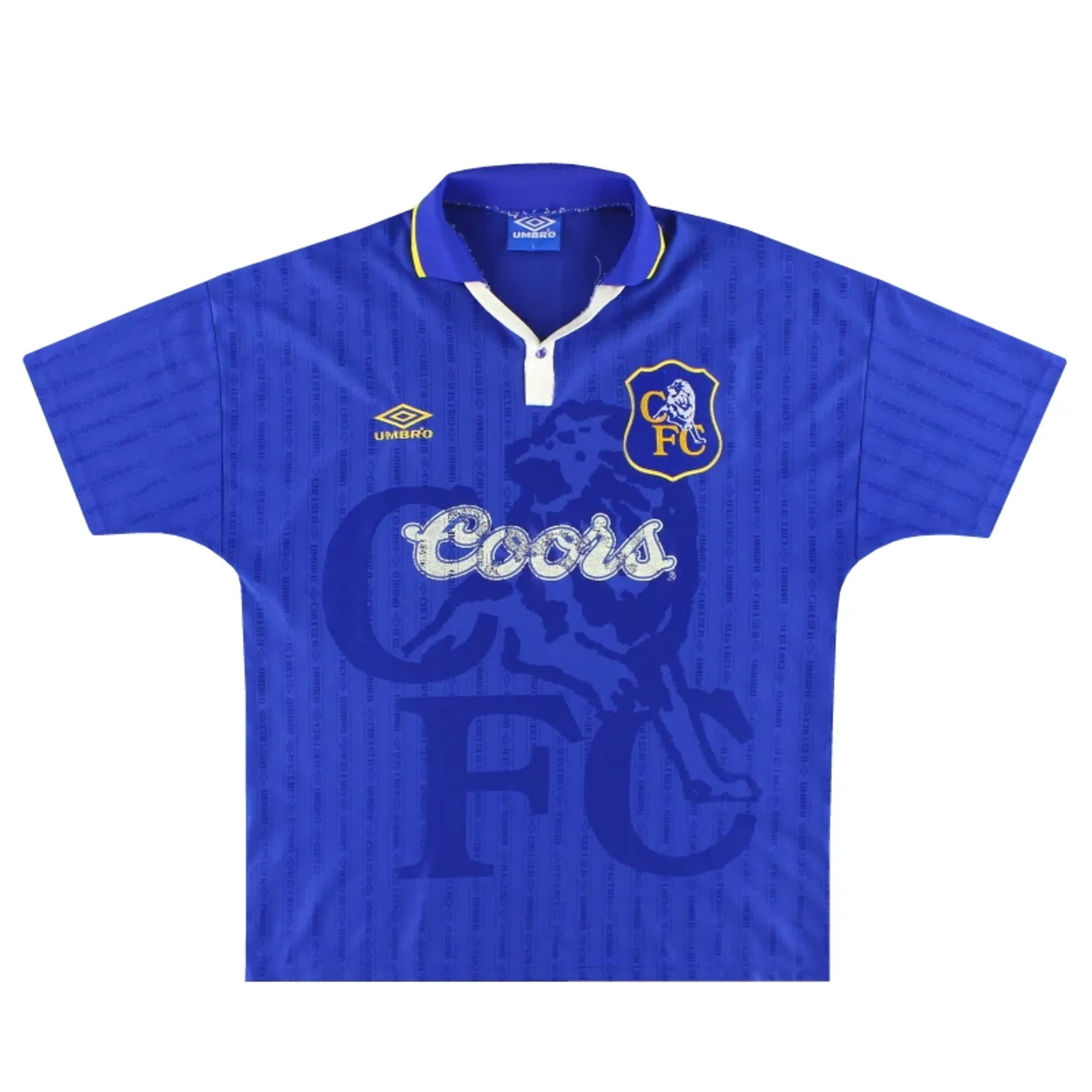 1995-97 Chelsea Umbro Home Shirt L - Chelsea / Good 