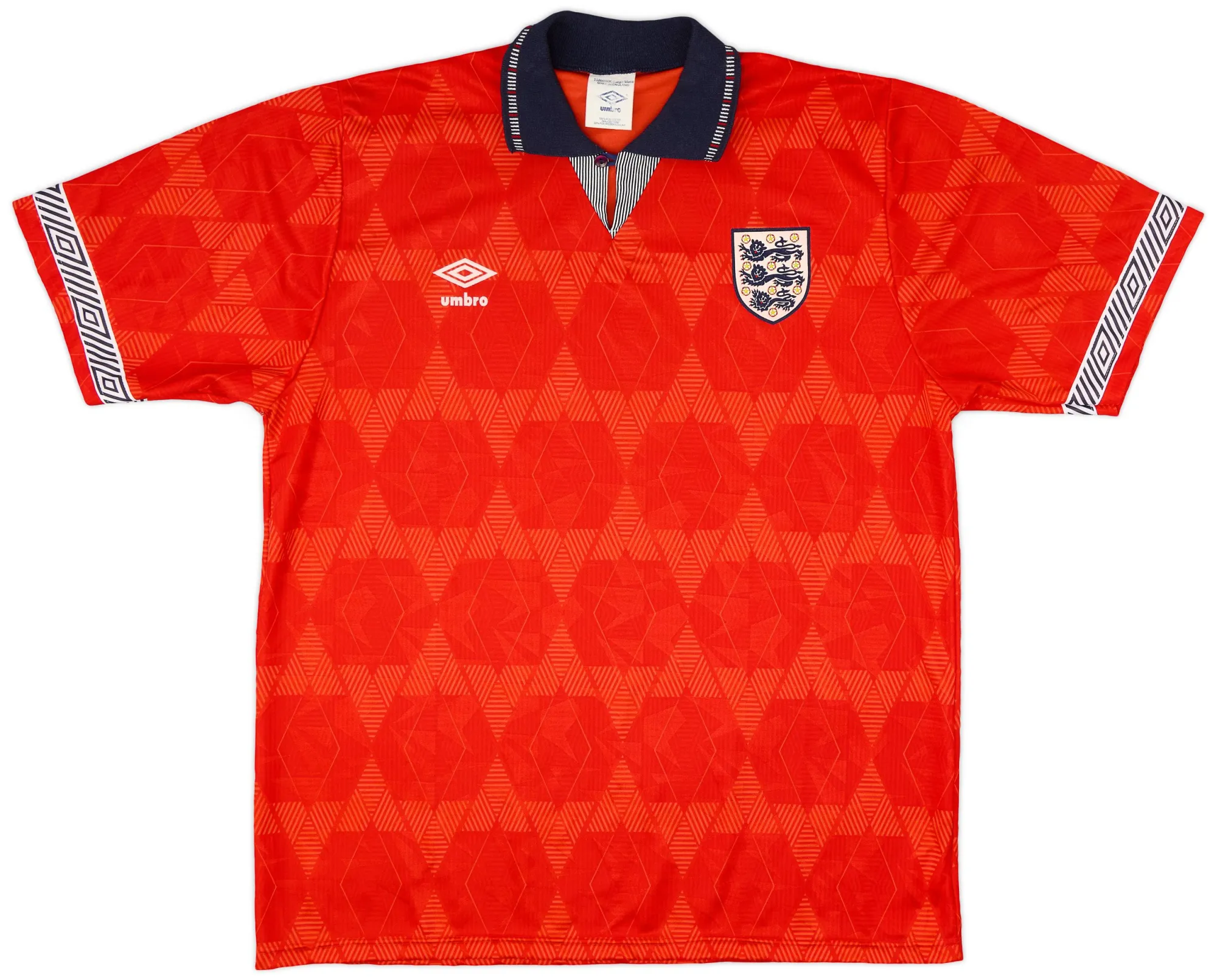 Umbro England Mens SS Away Shirt 1990