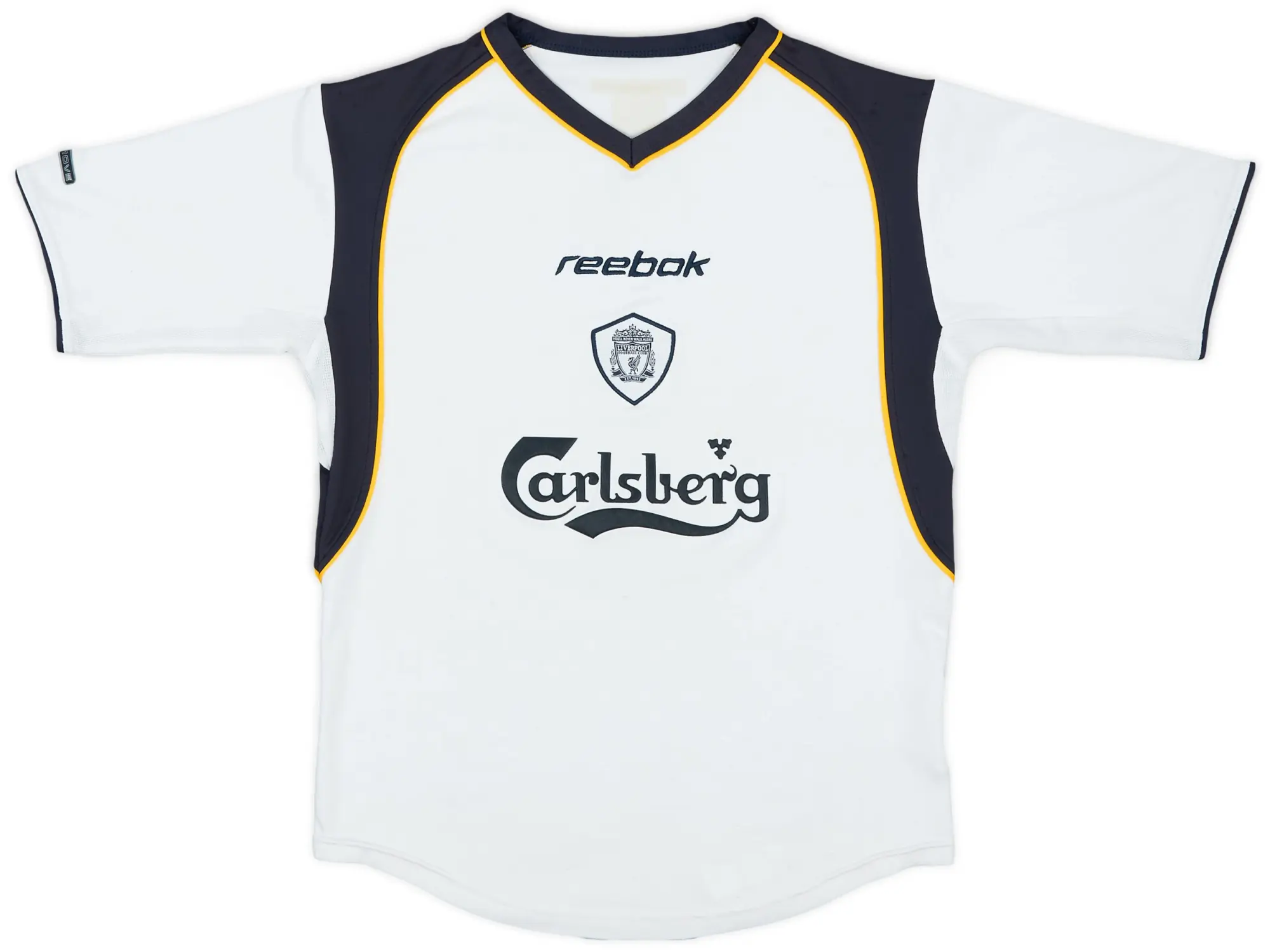 Reebok Liverpool Boys SS Away Shirt 2001/03