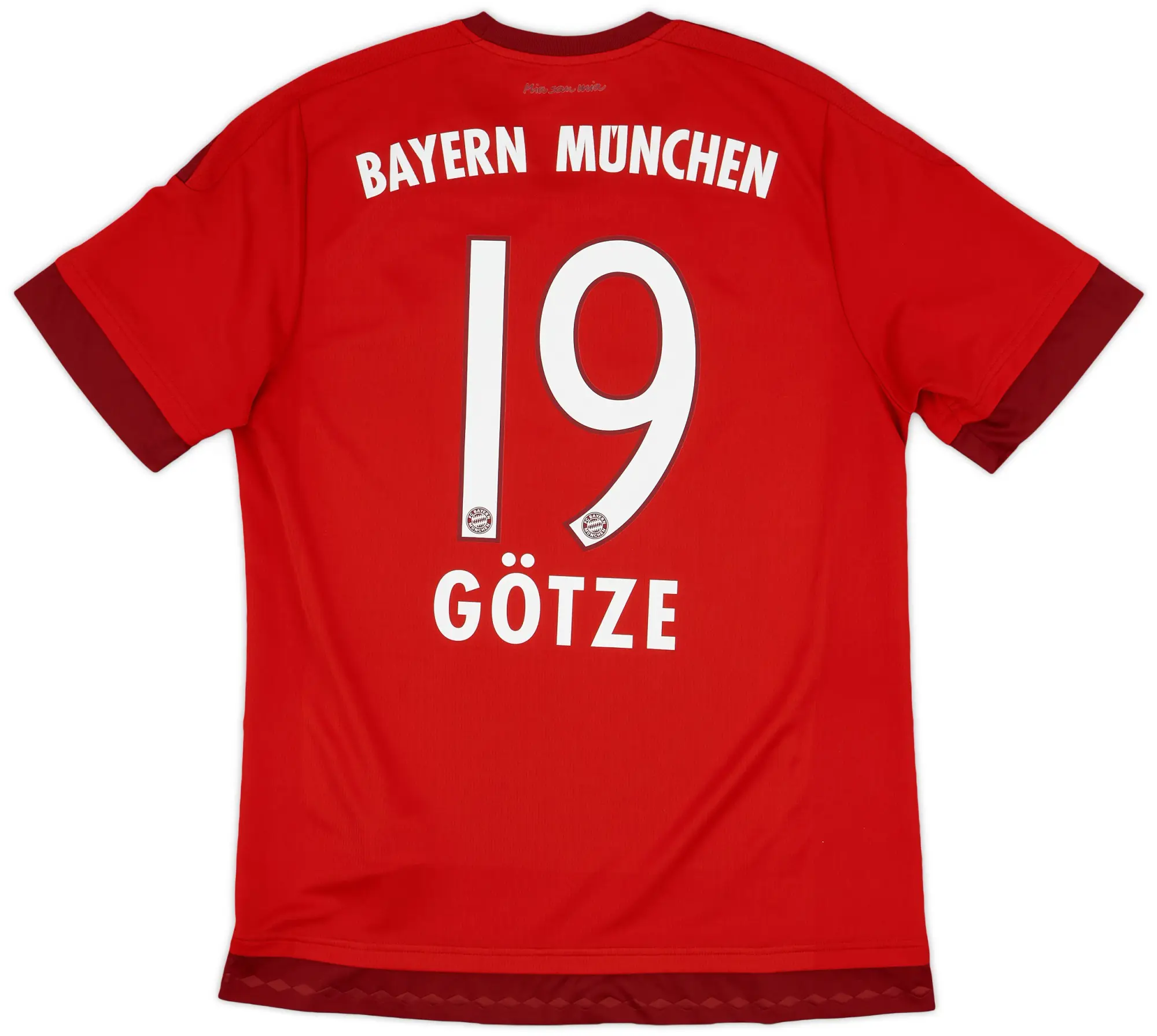 adidas Bayern Munich Mens SS Home Shirt 2015/16
