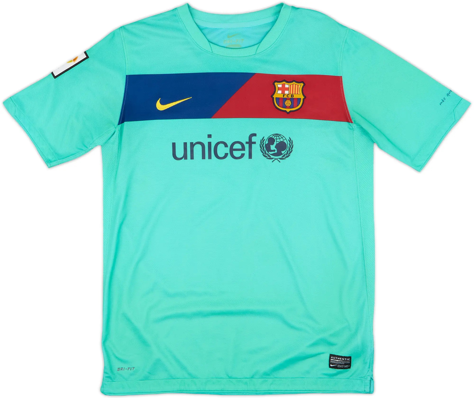 Nike Barcelona Boys SS Away Shirt 2010/11