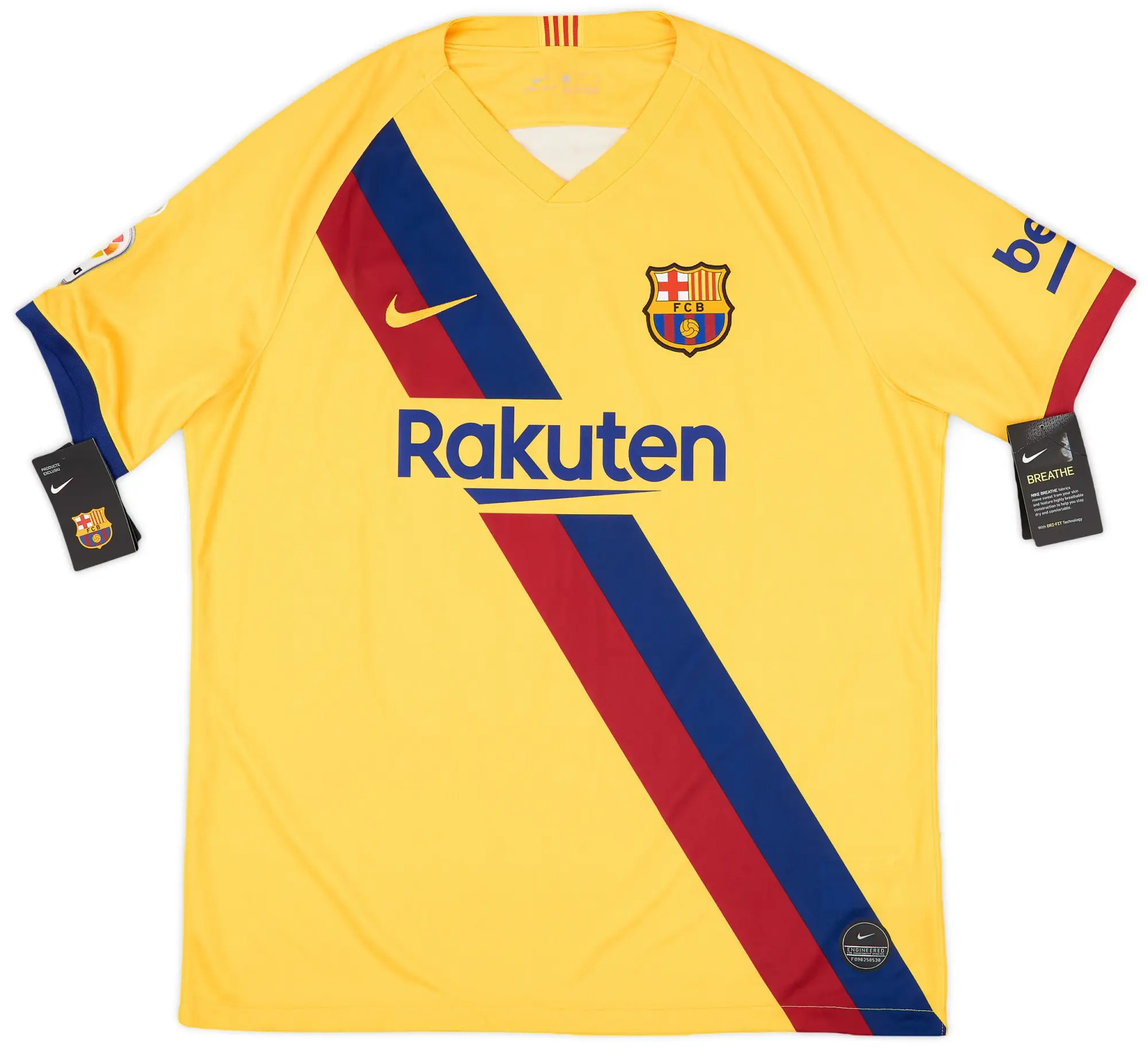 Nike Barcelona Mens SS Away Shirt 2019/20