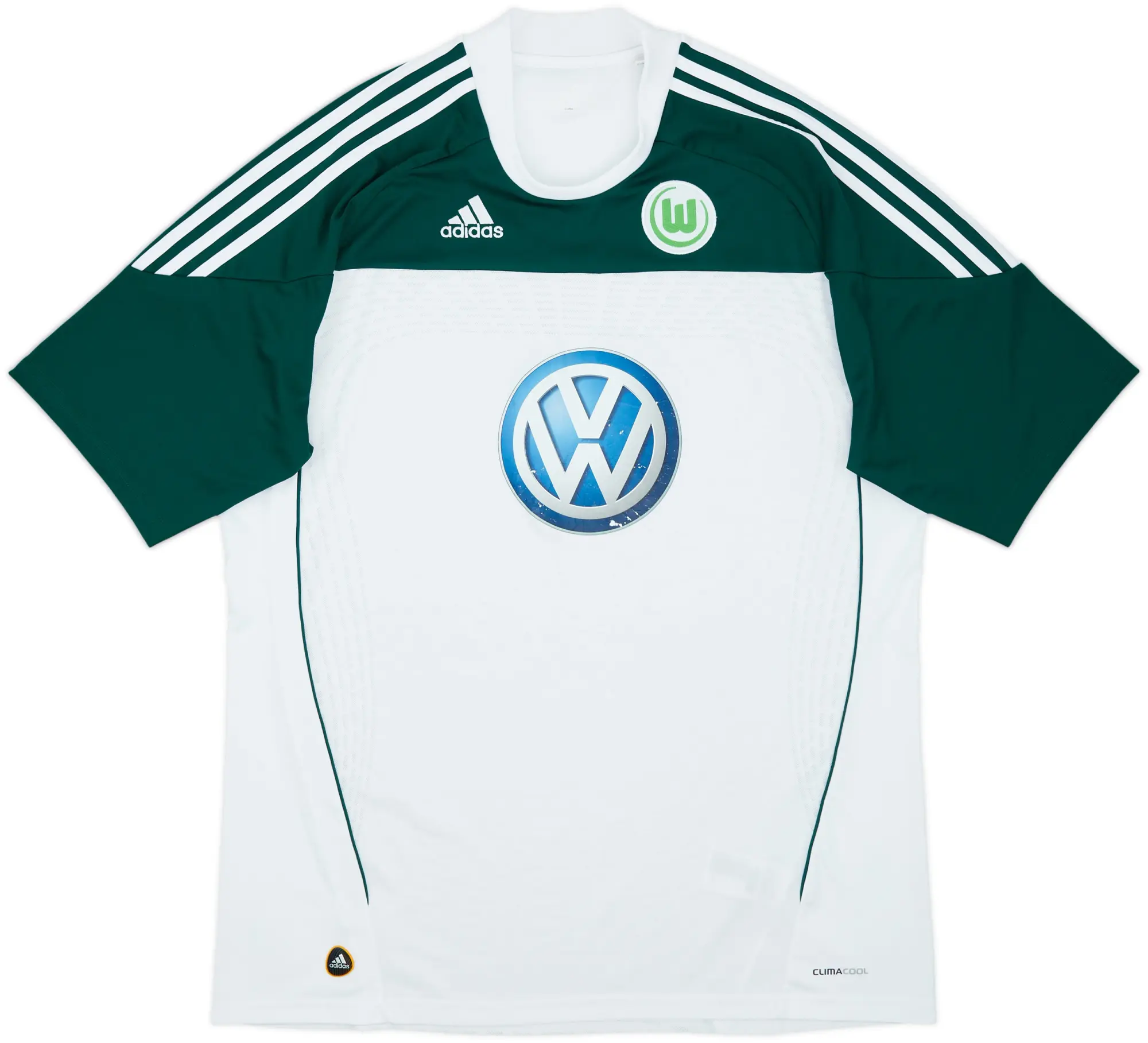 adidas Wolfsburg Mens SS Home Shirt 2010/11