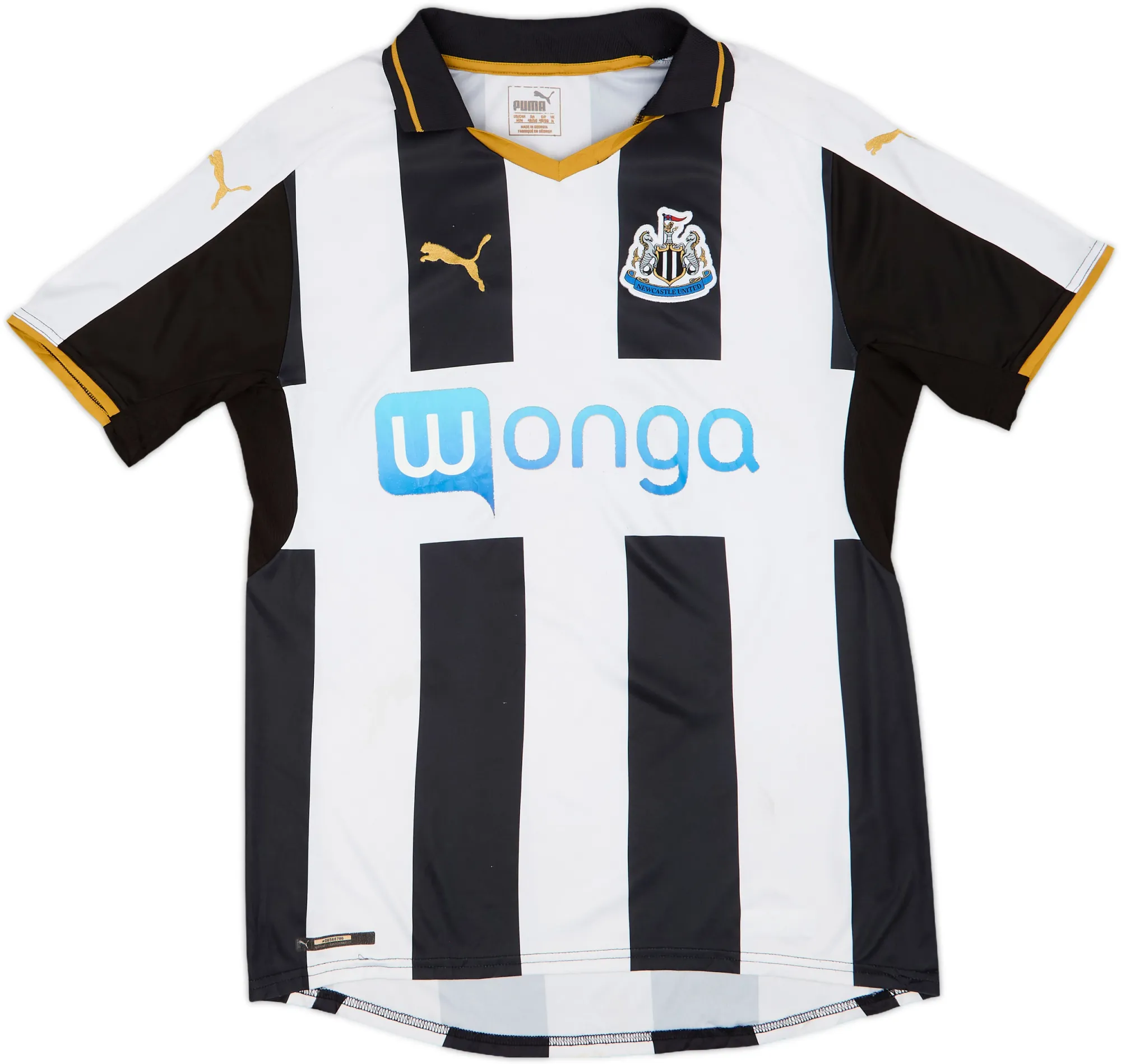 Puma Newcastle United Mens SS Home Shirt 2016/17