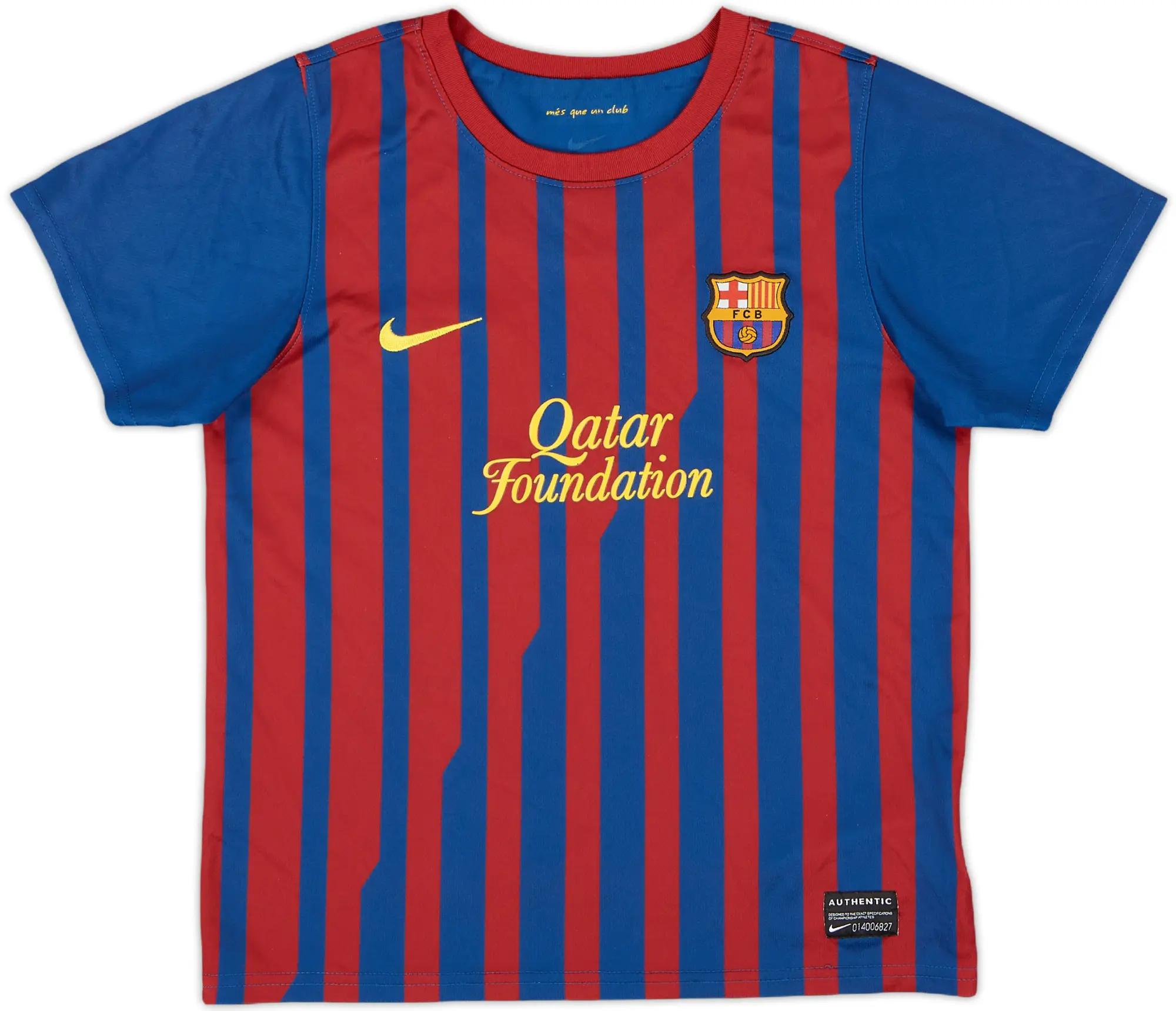 Nike Barcelona Mens SS Home Shirt 2011/12