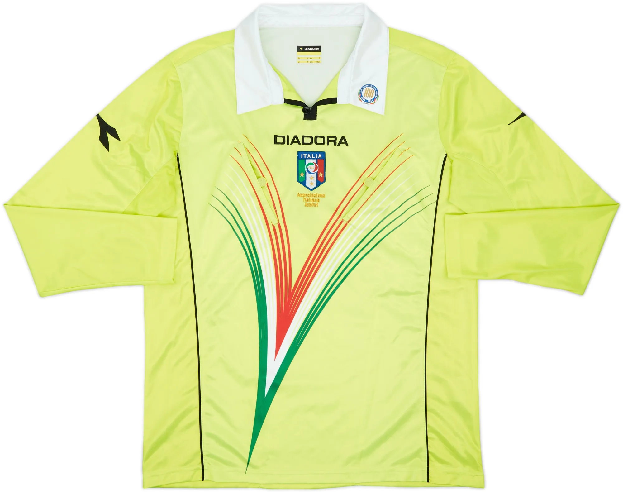 Diadora Italy Mens LS Home Shirt 2011