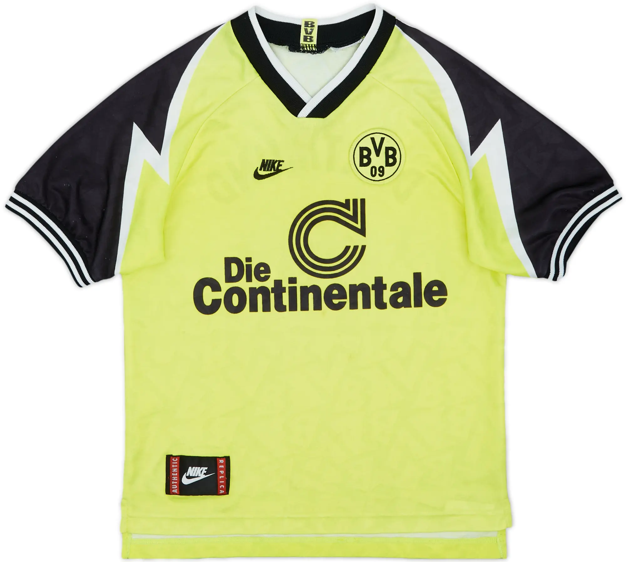 Nike Borussia Dortmund Boys SS Home Shirt 1995/96