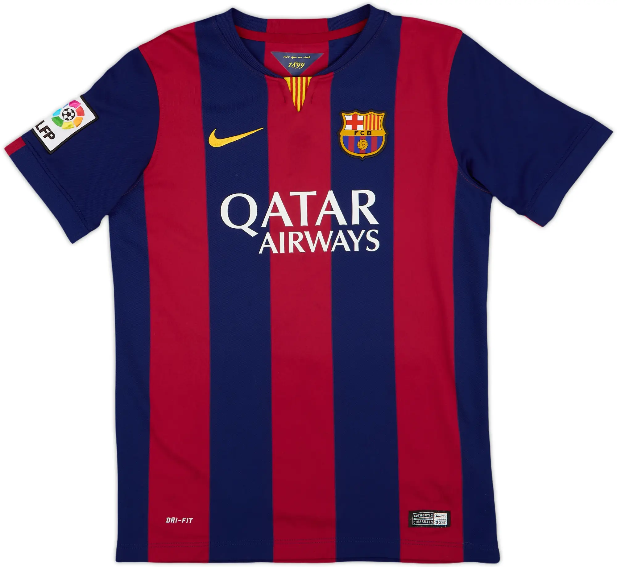 Nike Barcelona Boys SS Home Shirt 2014/15