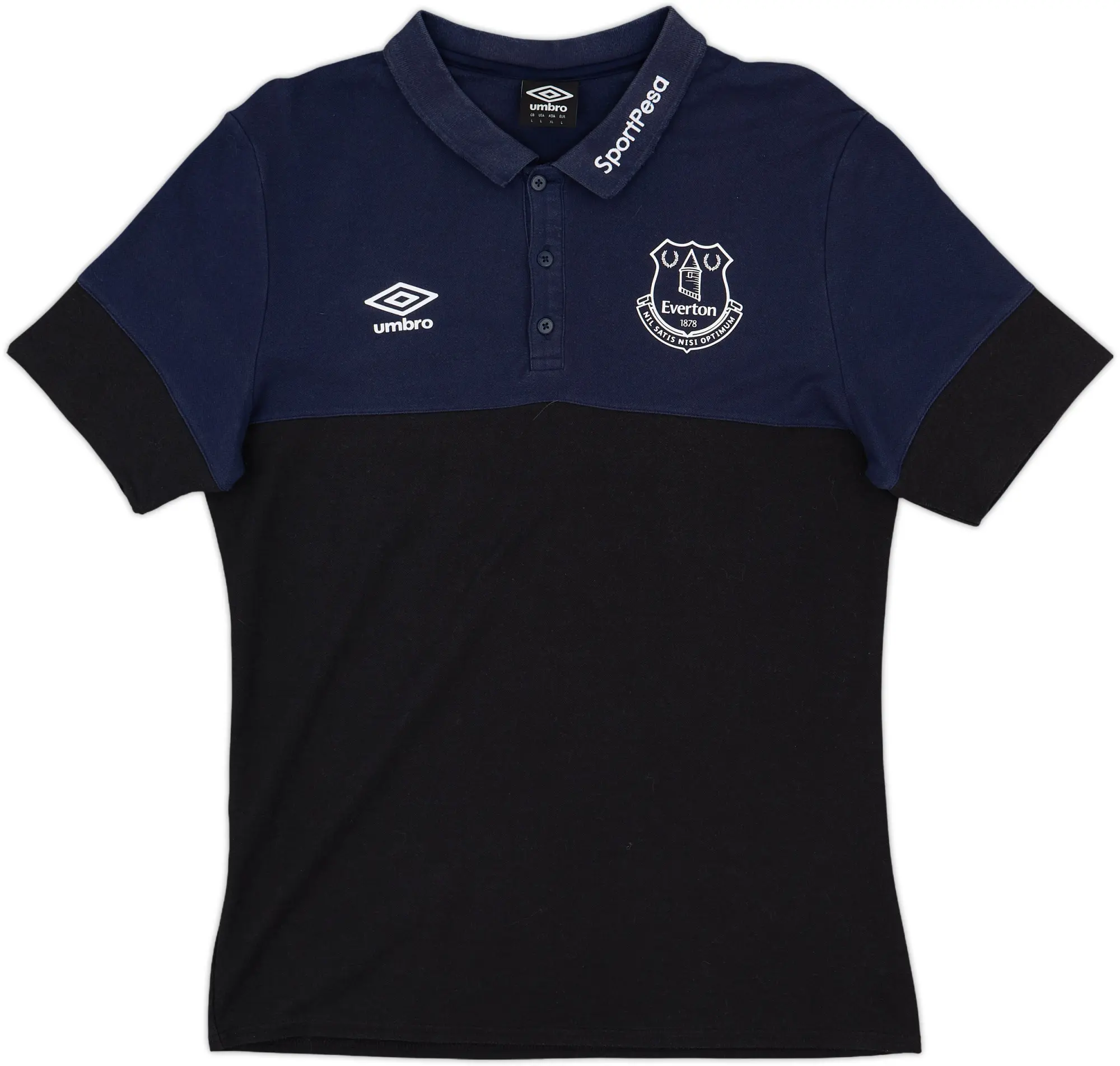 2017-18 Everton Umbro Polo Shirt - 8/10 - (L)