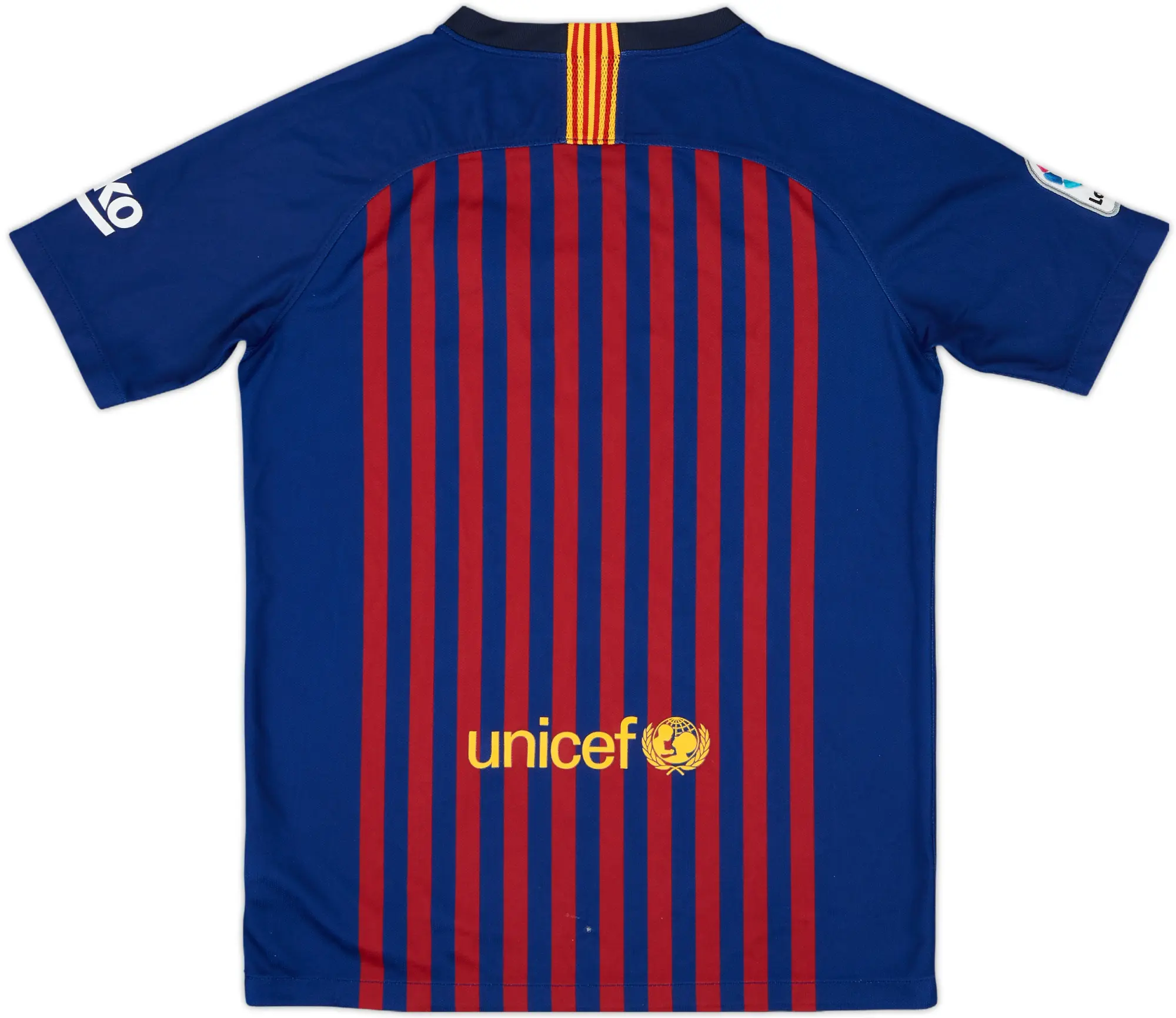 Nike Barcelona Boys SS Home Shirt 2018/19