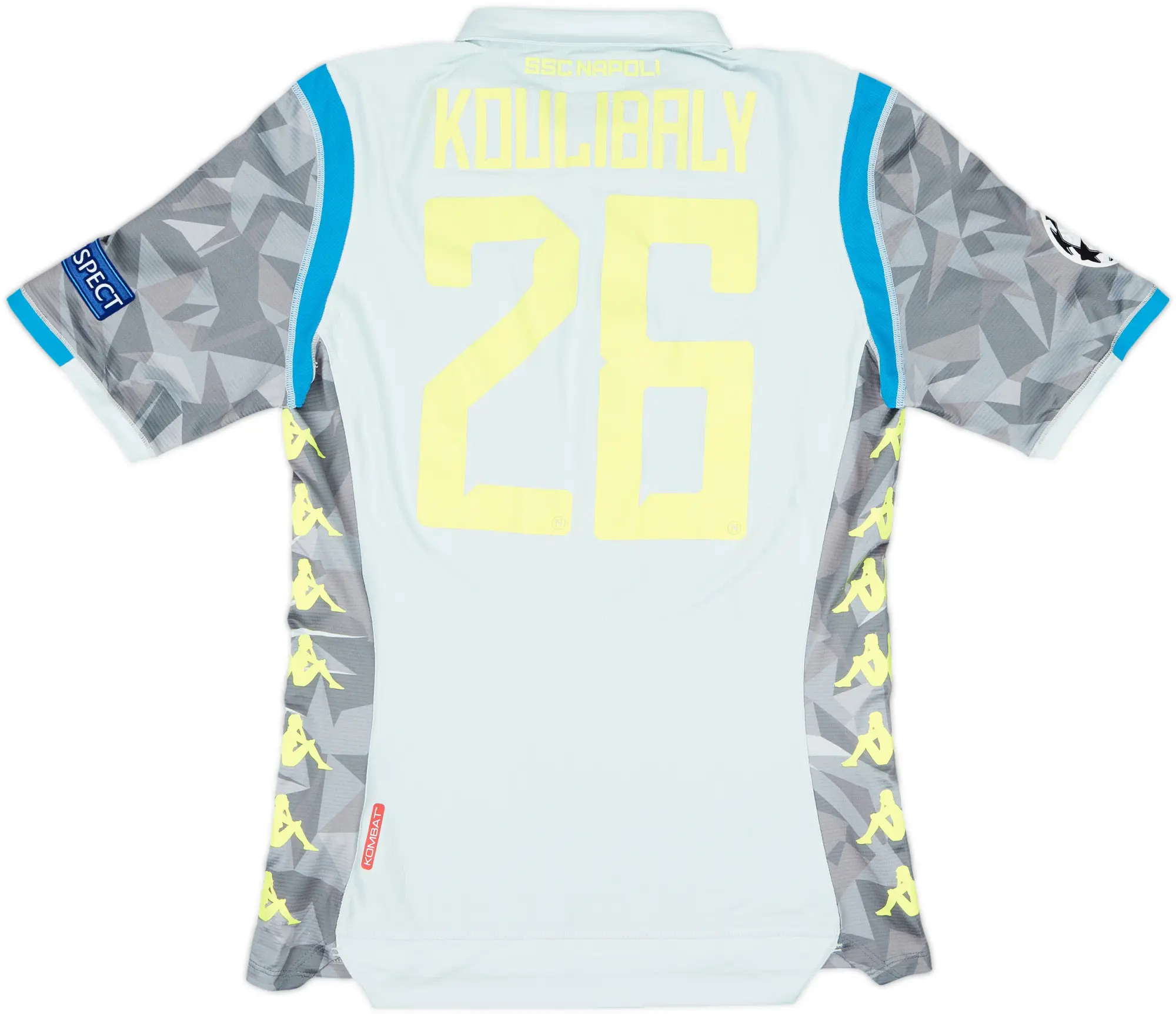 2018-19 Napoli Authentic Third Shirt Koulibaly #26 - 8/10 - (L)