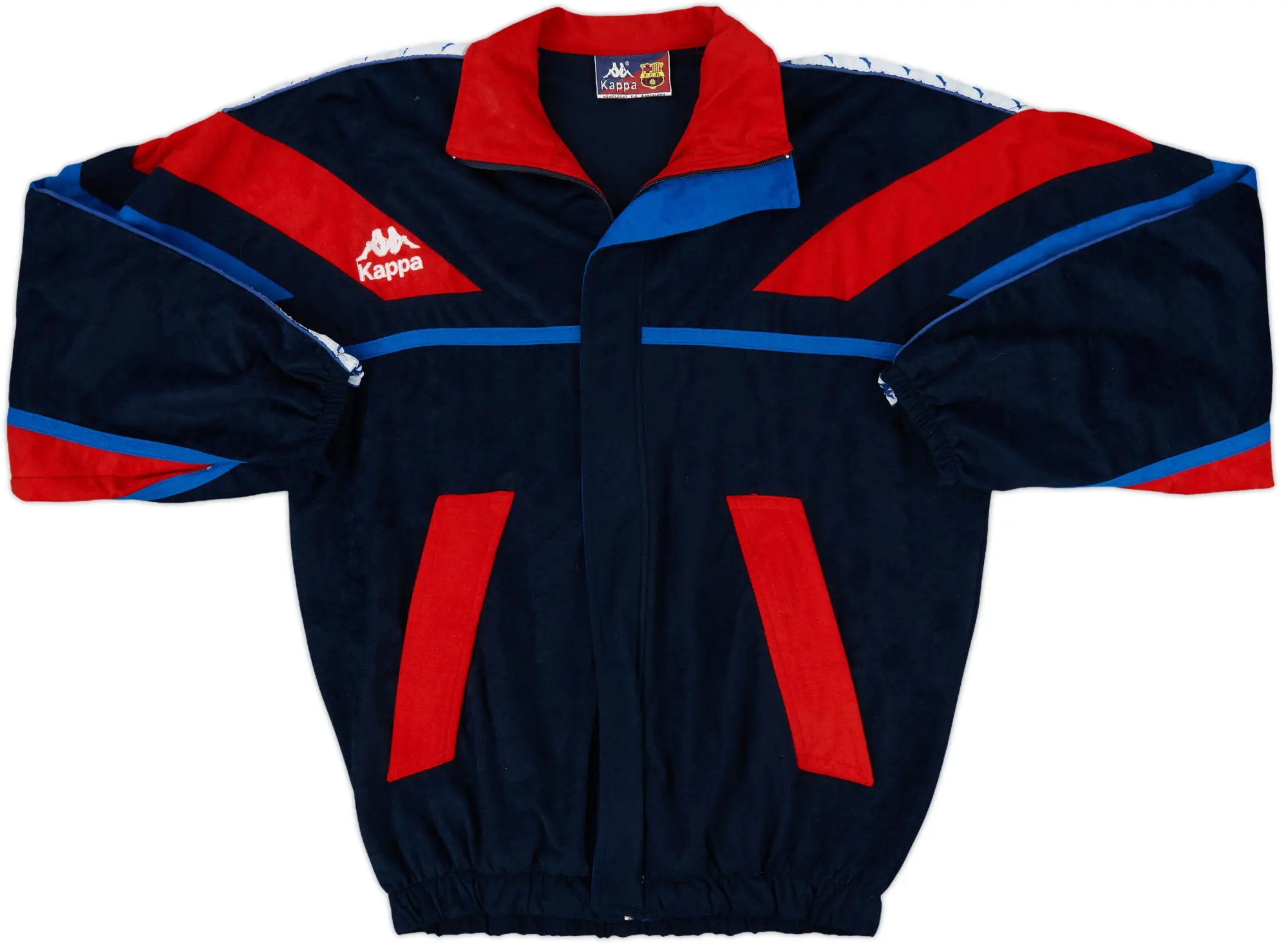 1995-97 Barcelona Kappa Track Jacket - 8/10 - (XL)