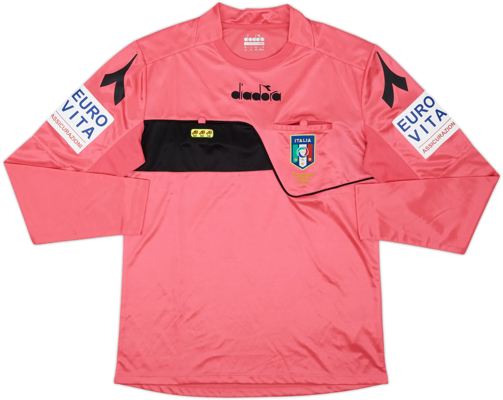 Diadora Italy Mens LS Home Shirt 2018