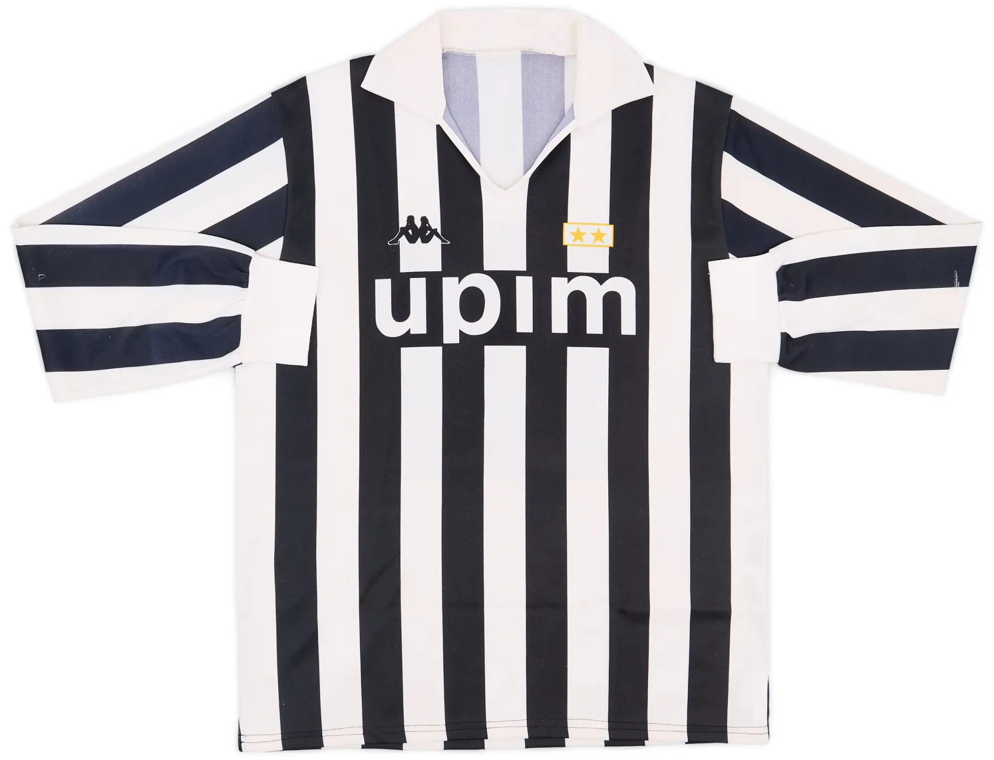 1989-90 Juventus Basic Home L/S Shirt #11 - 6/10 - (L)