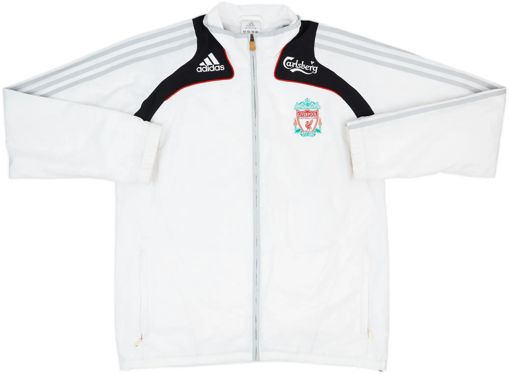 2008-09 Liverpool adidas Track Jacket - 8/10 - (M/L)
