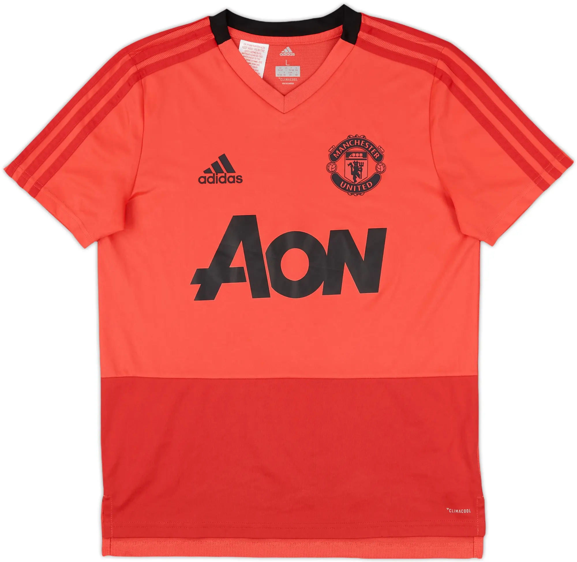adidas Manchester United Boys SS Home Shirt 2018/19