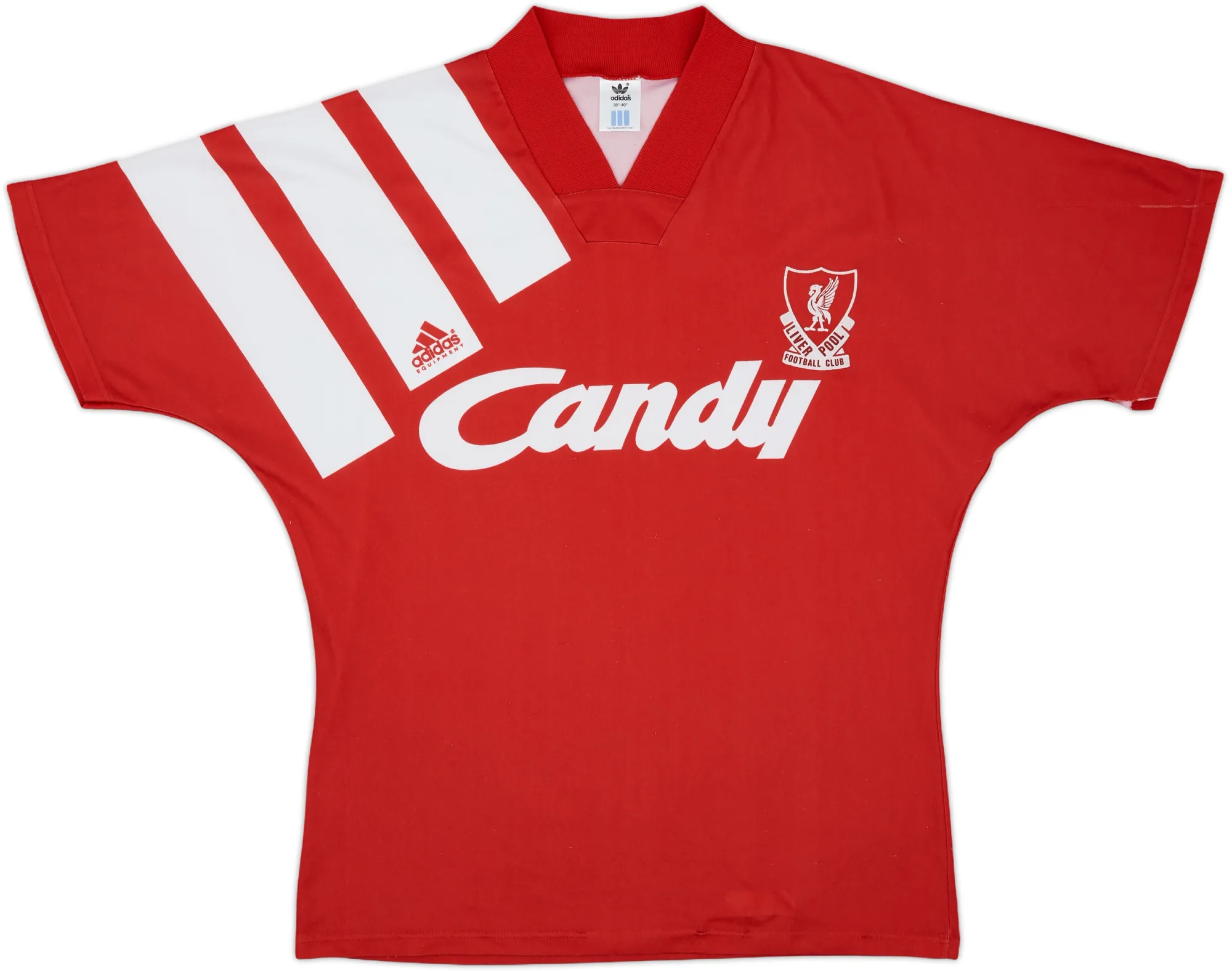 adidas Liverpool Mens SS Home Shirt 1991/92