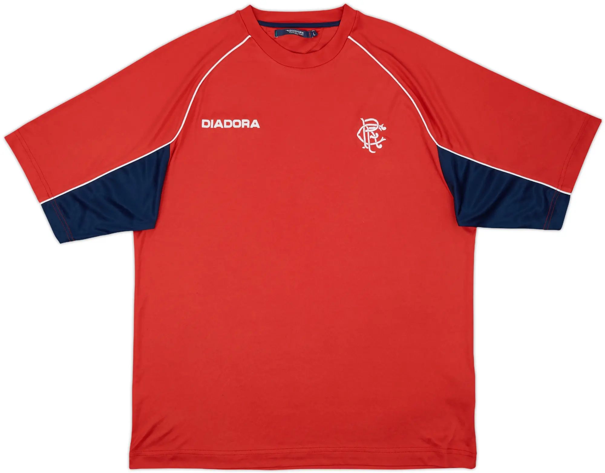 Diadora Rangers Mens SS Home Shirt 2002/03