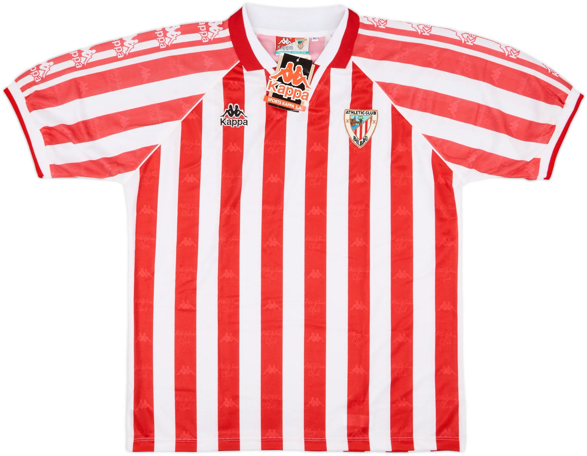Kappa Athletic Bilbao Mens SS Home Shirt 1995/97