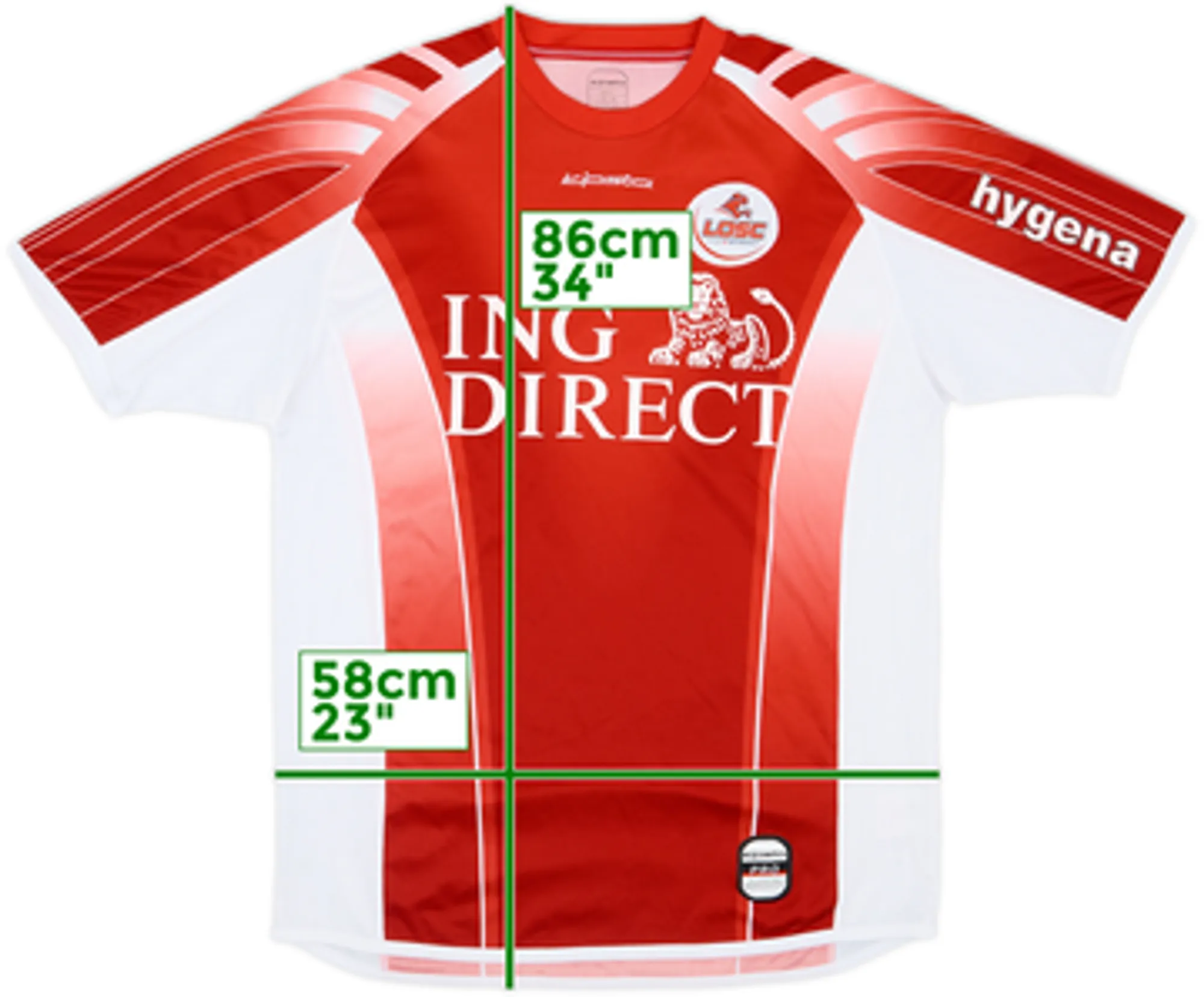 Home Lille Mens SS Home Shirt 2002/03