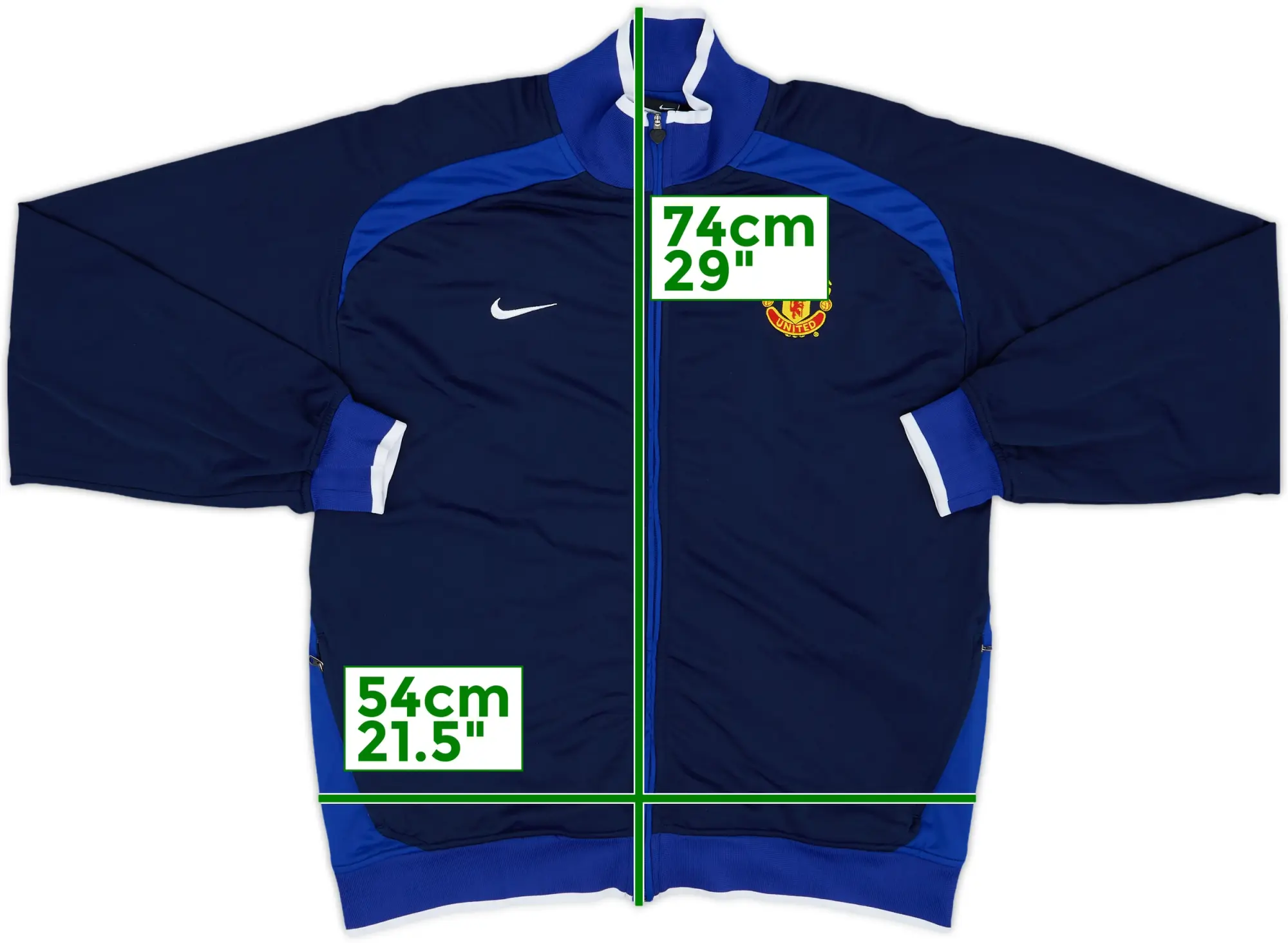 2005-06 Manchester United Nike Track Jacket - 9/10 - (M)