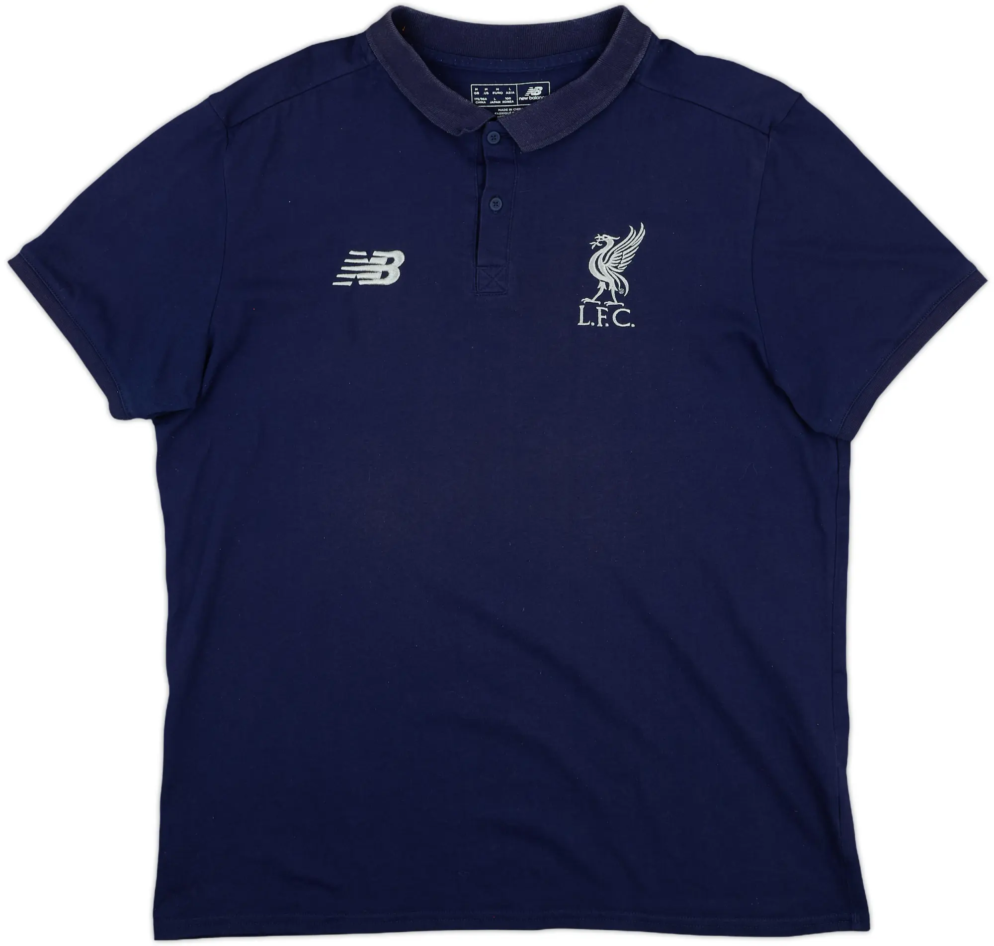 2016-17 Liverpool New Balance Polo Shirt - 9/10 - (M)