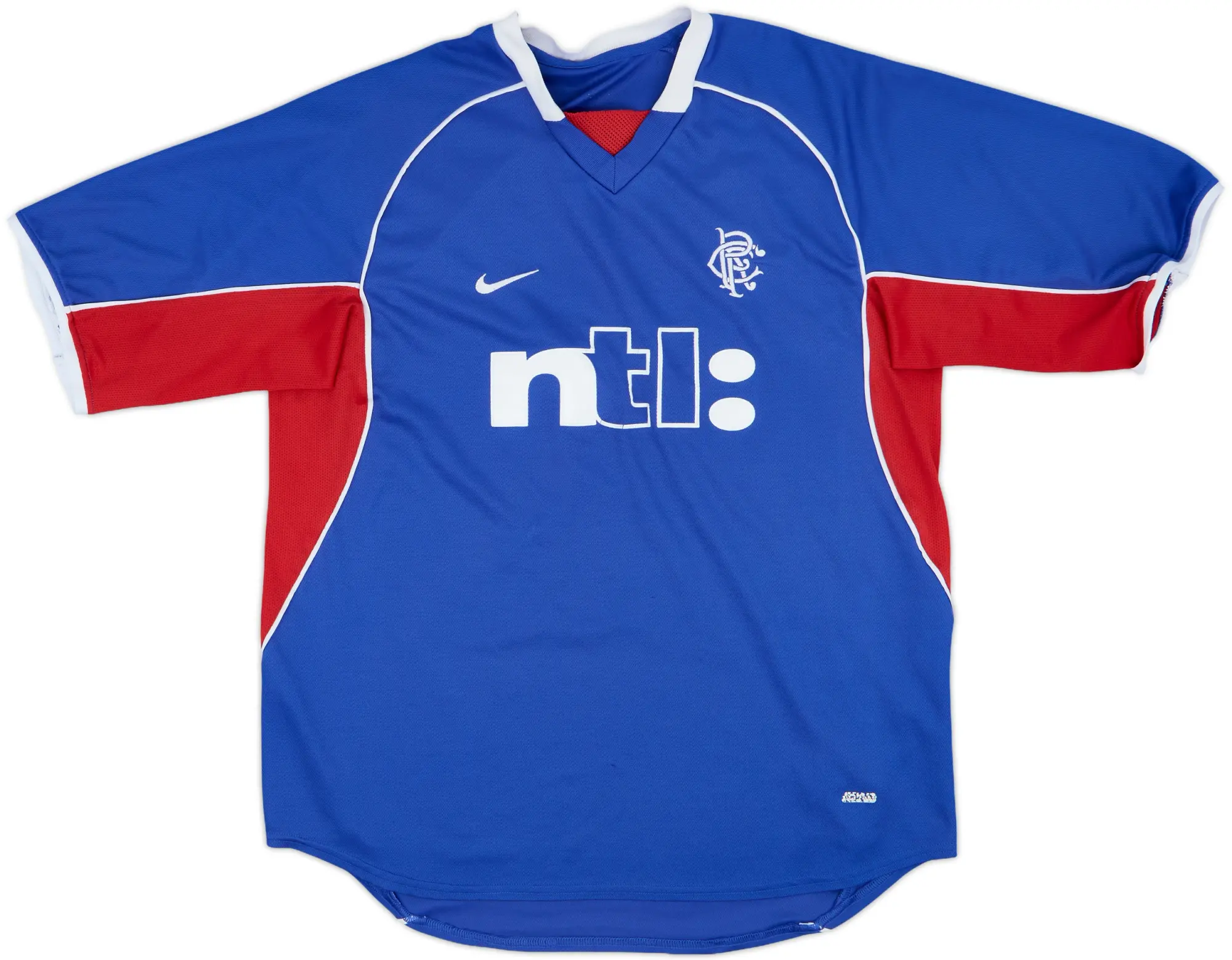 Nike Rangers Mens SS Home Shirt 2001/02