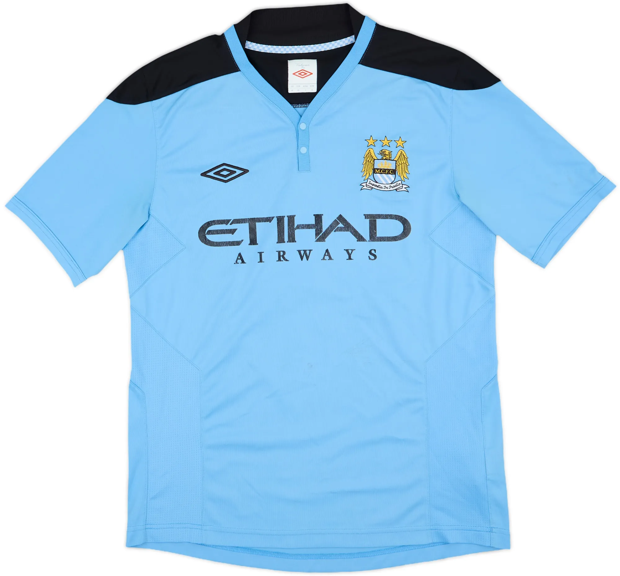 Umbro Manchester City Mens SS Home Shirt 2011/12