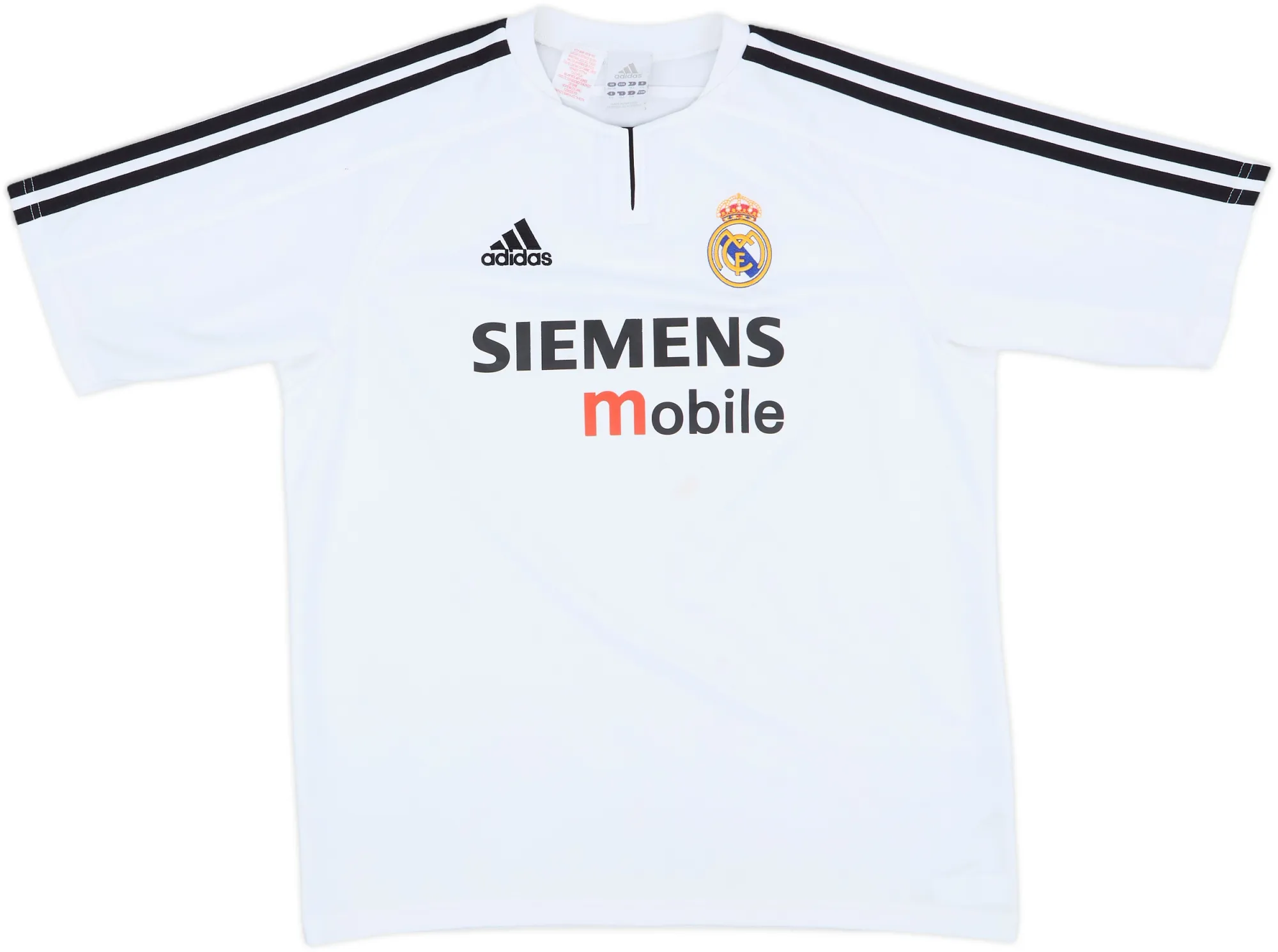 adidas Real Madrid Boys SS Home Shirt 2003/04