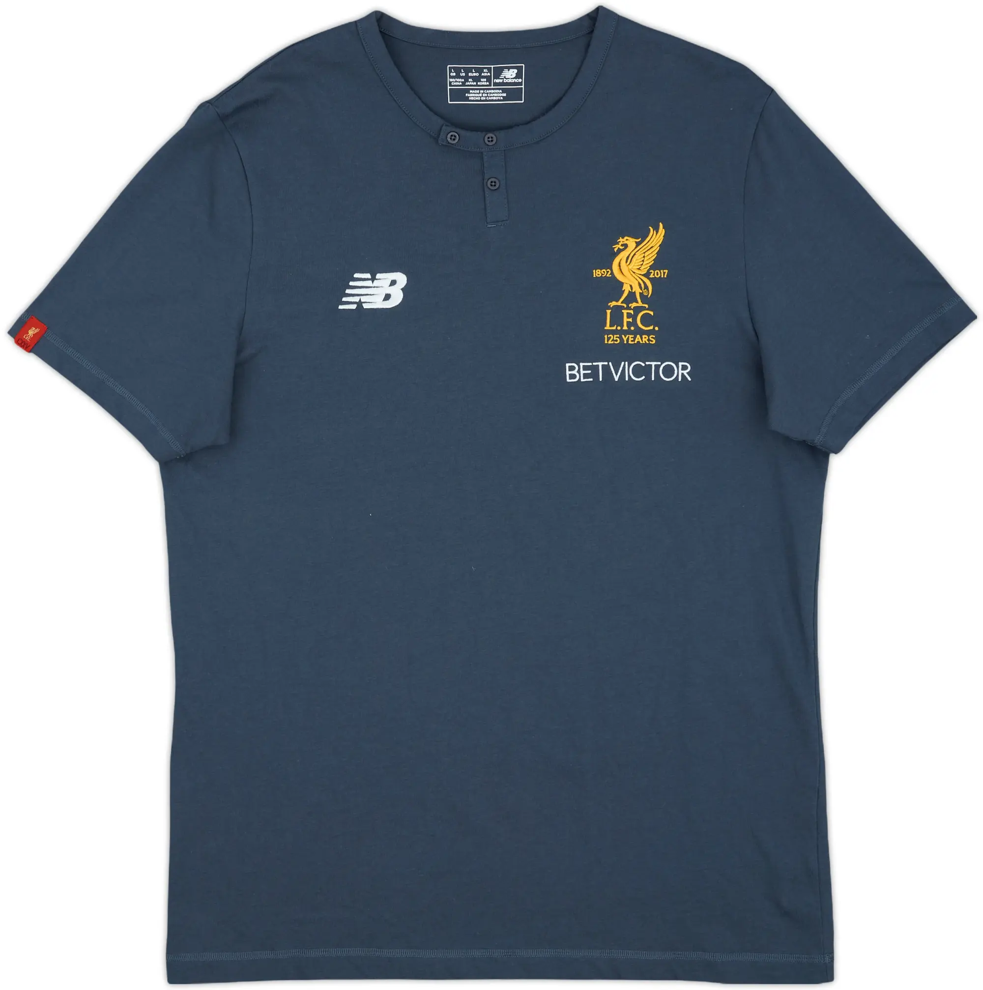 2017-18 Liverpool New Balance Polo Shirt - 9/10 - (L)
