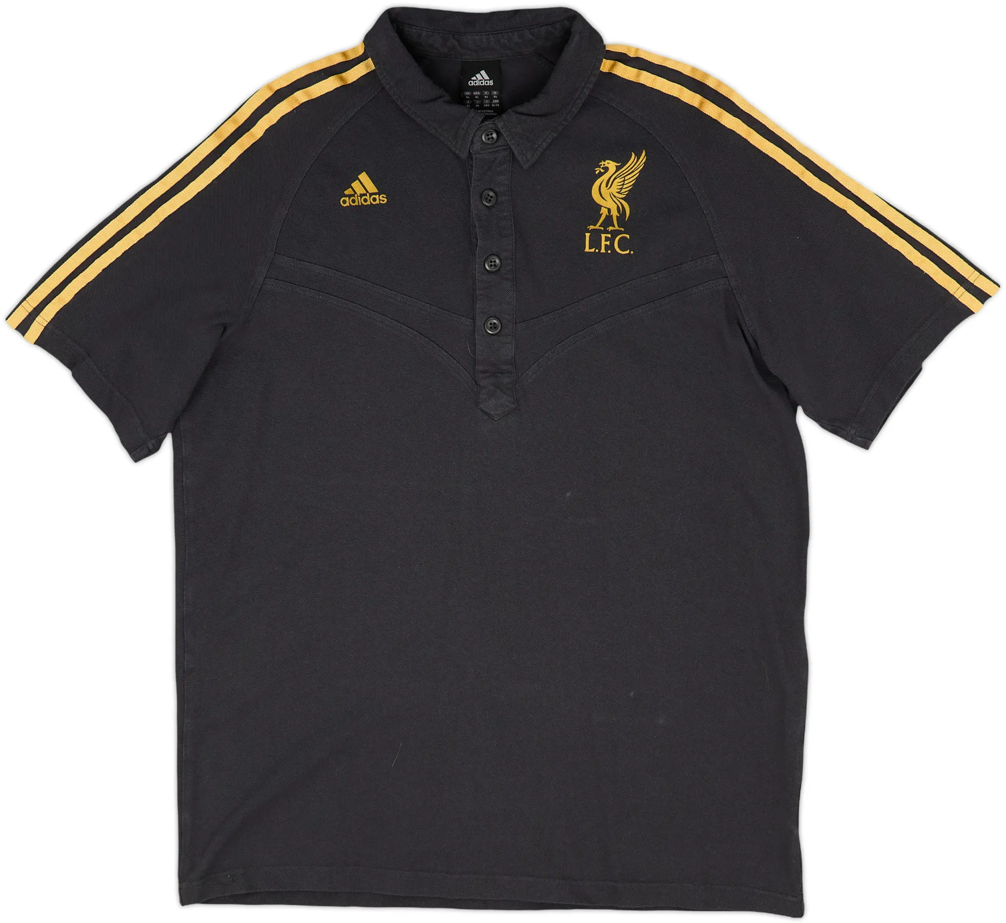 2009-10 Liverpool adidas Polo Shirt - 8/10 - (XL)