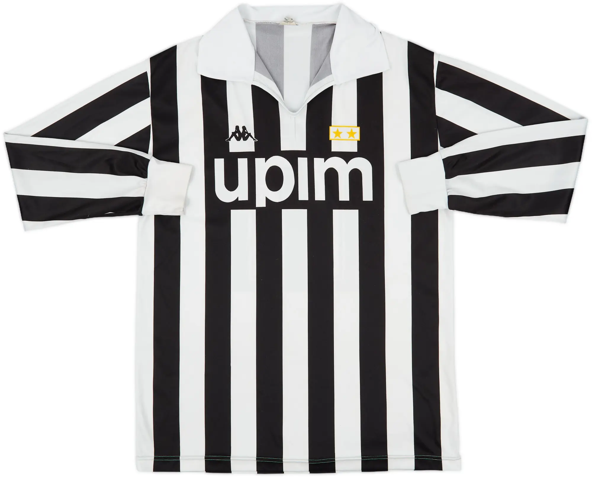 1989-90 Juventus Basic Home L/S Shirt #11 - 7/10 - (L)