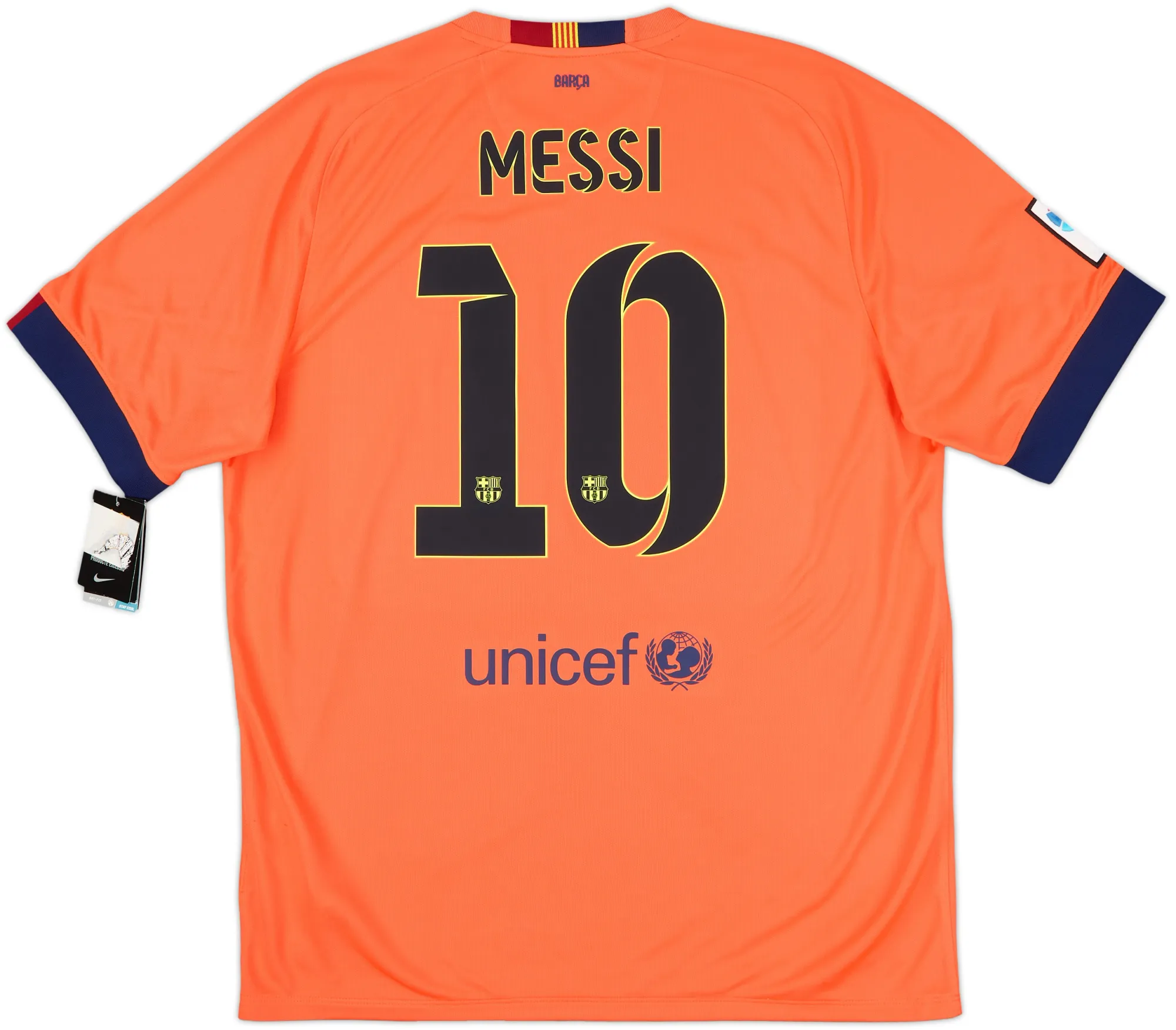 Nike Barcelona Mens SS Away Shirt 2014/15