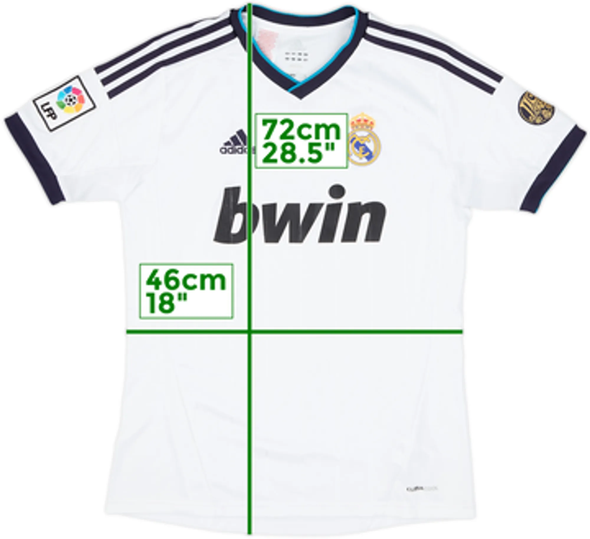 adidas Real Madrid Boys SS Home Shirt 2012/13