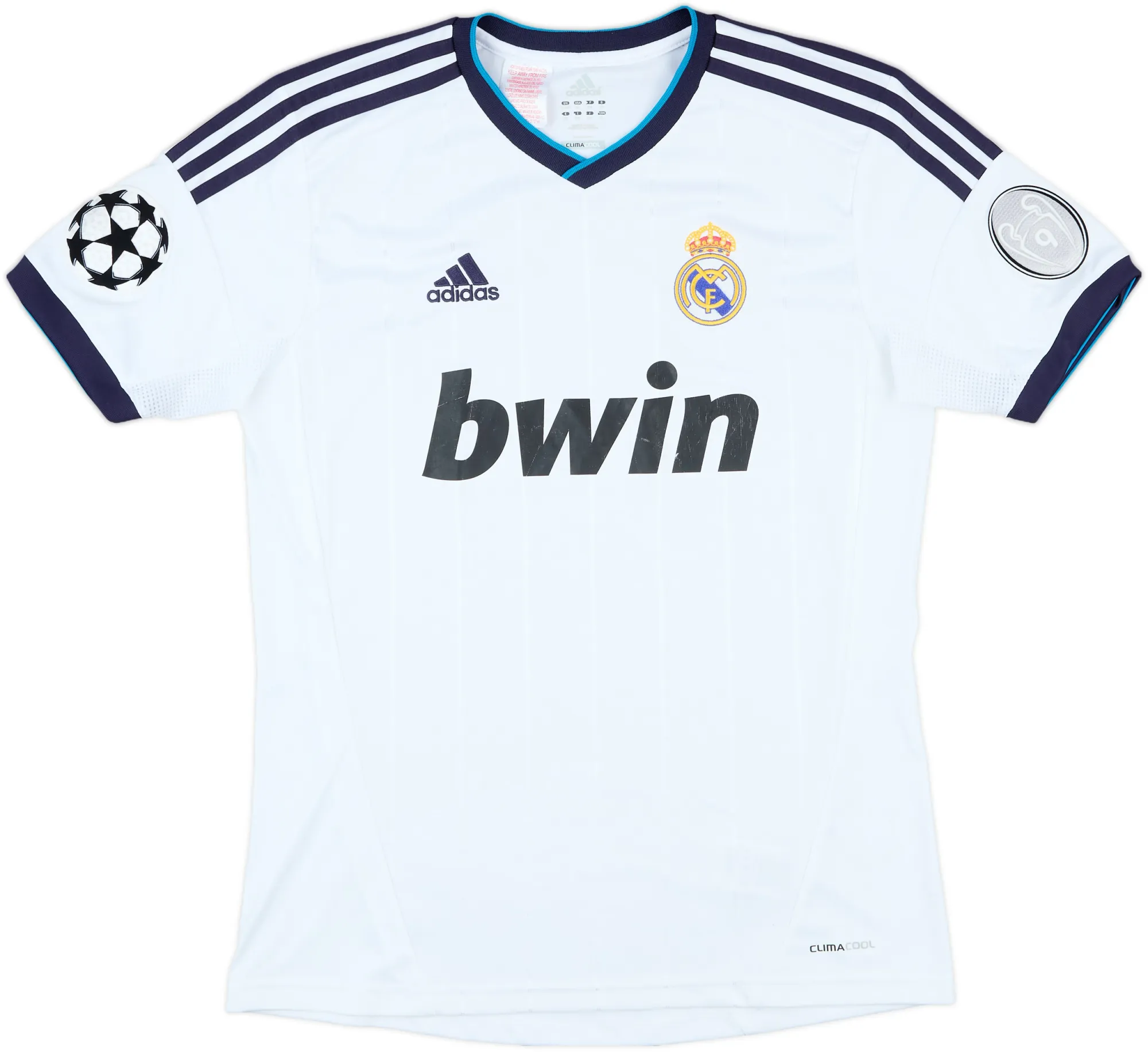 adidas Real Madrid Boys SS Home Shirt 2012/13