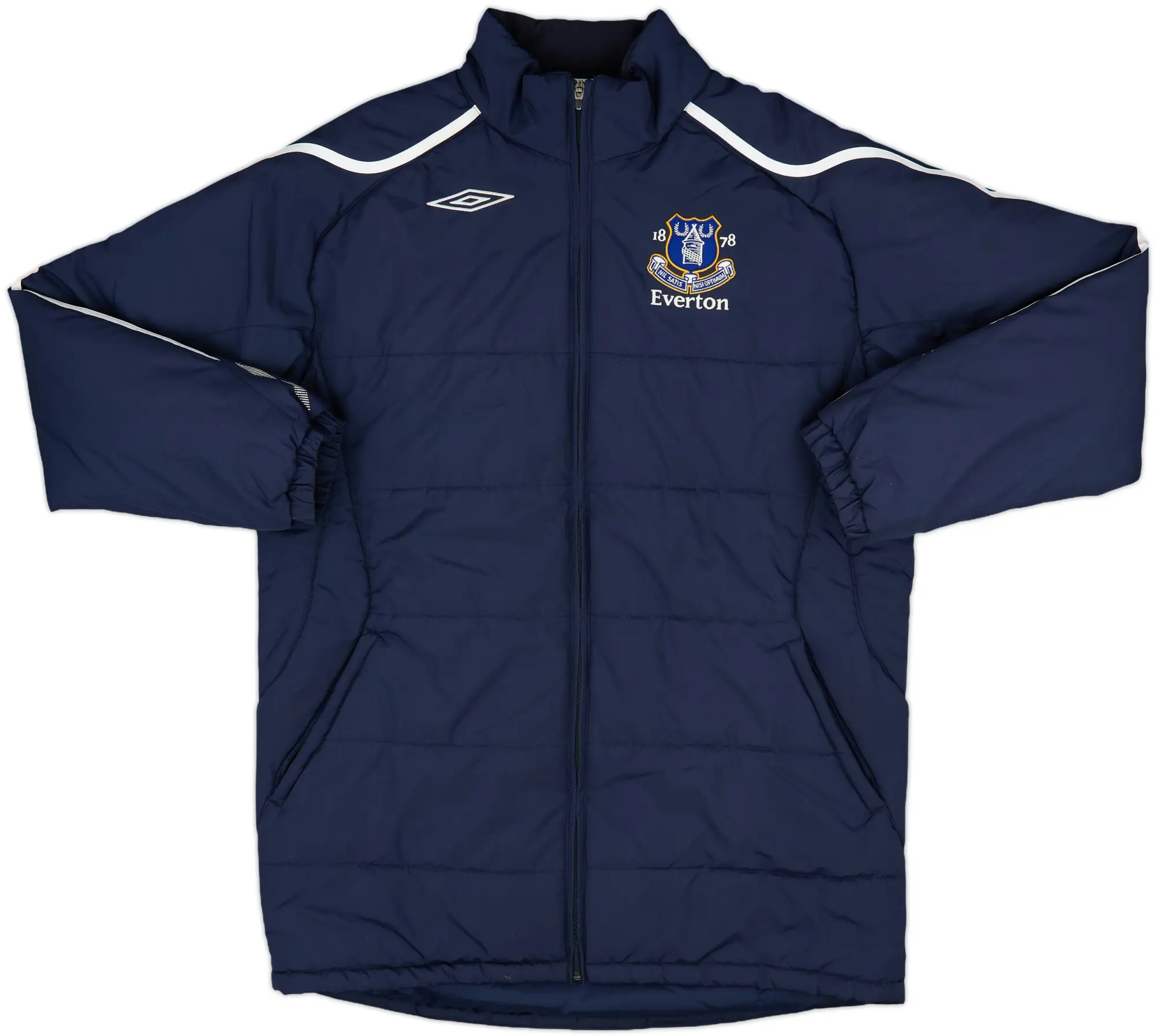 2008-09 Everton Umbro Padded Bench Coat - 6/10 - (L)