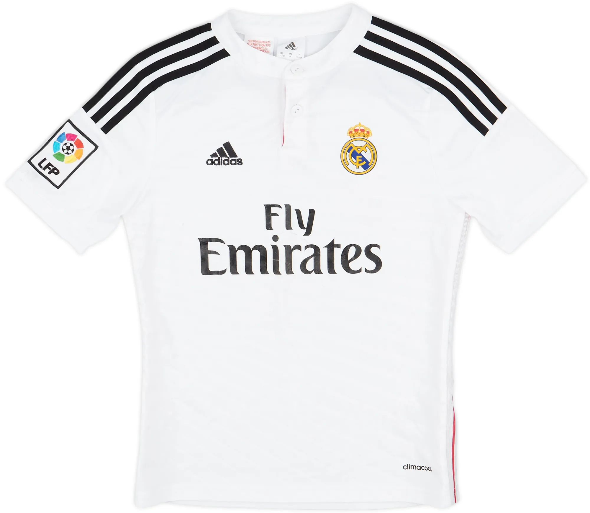 adidas Real Madrid Boys SS Home Shirt 2014/15