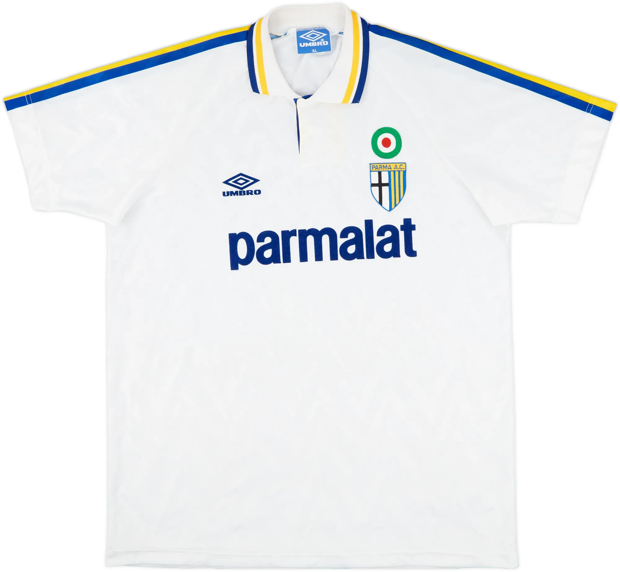Umbro Parma Mens SS Home Shirt 1992/93
